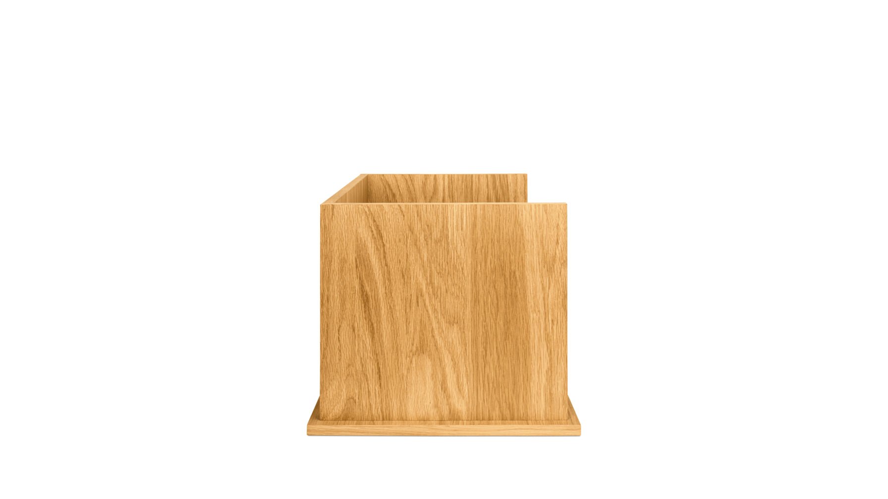 Keep Stacking Storage System, Open, White Oak