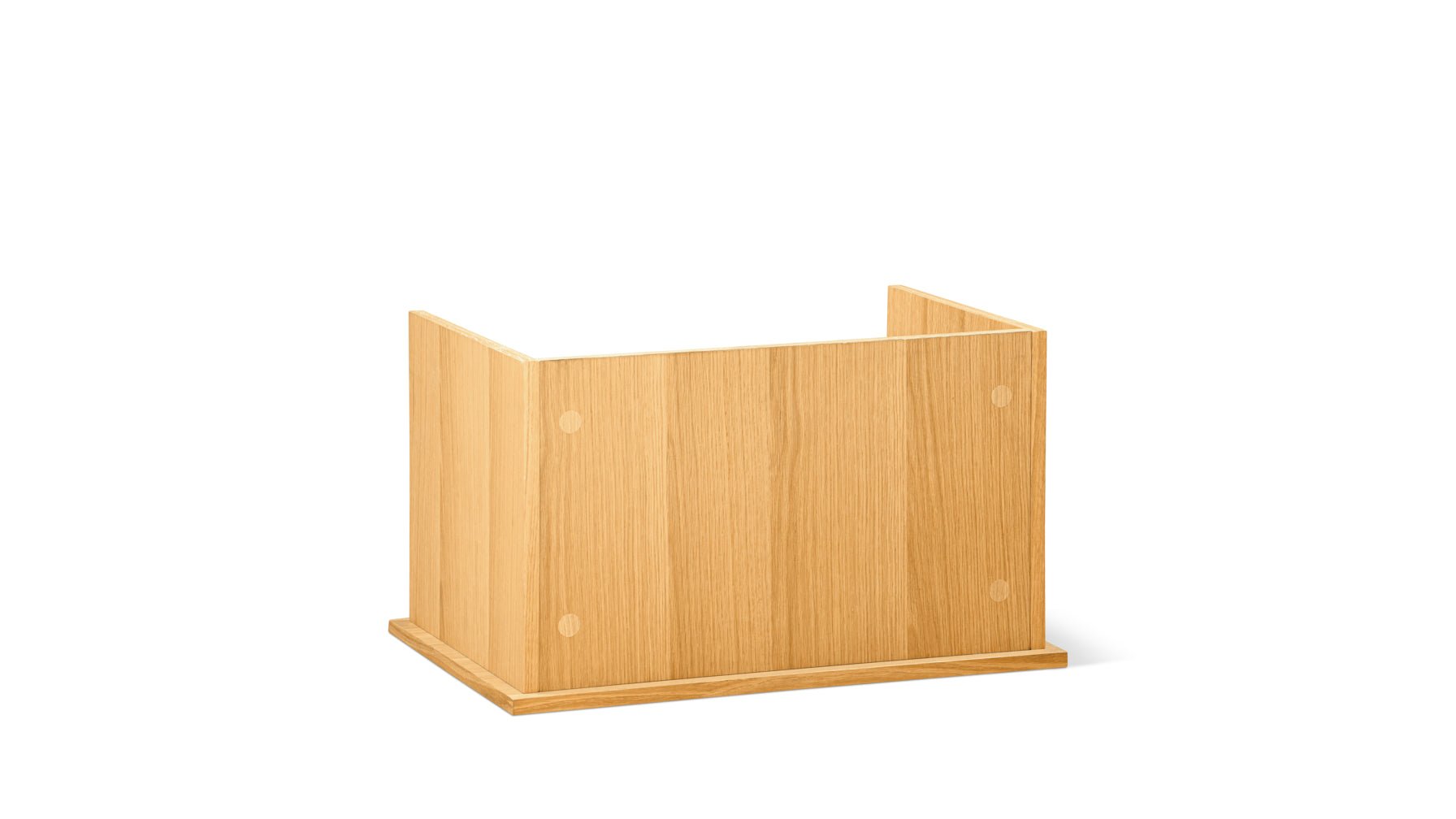 Keep Stacking Storage System, Open, White Oak
