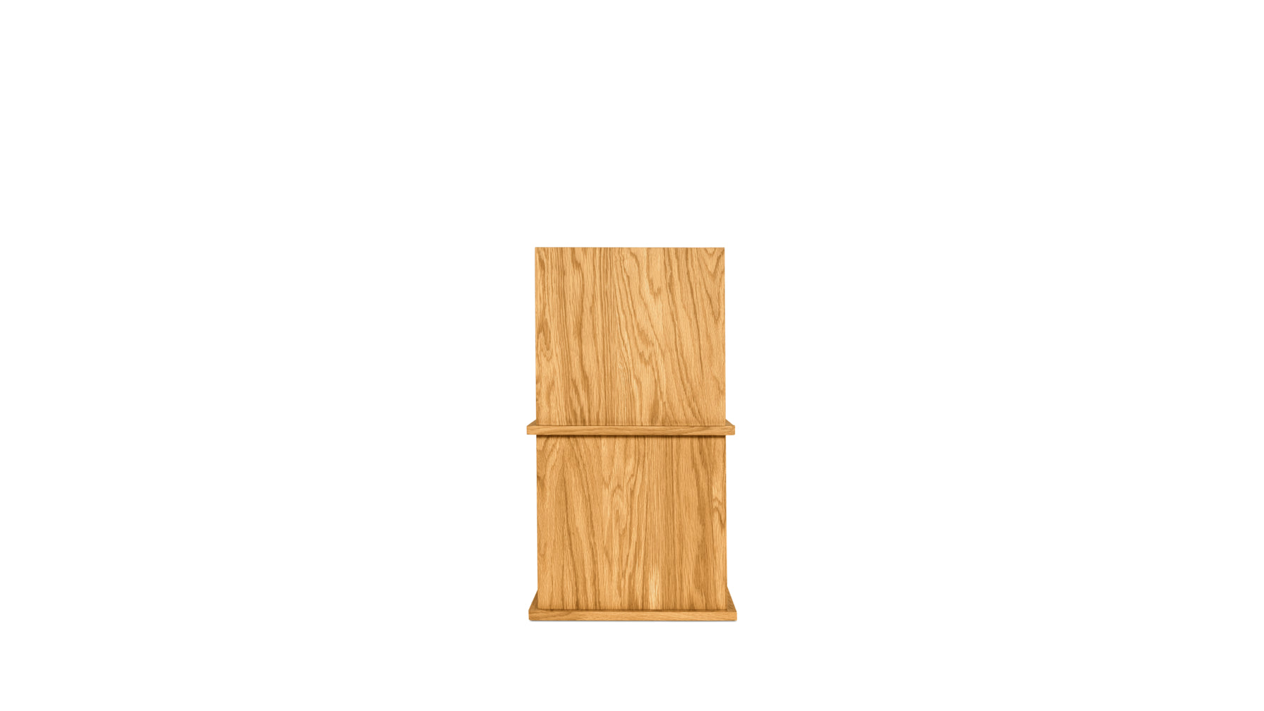 Keep Stacking Storage System 2-Piece, Open, Oak - Image 3