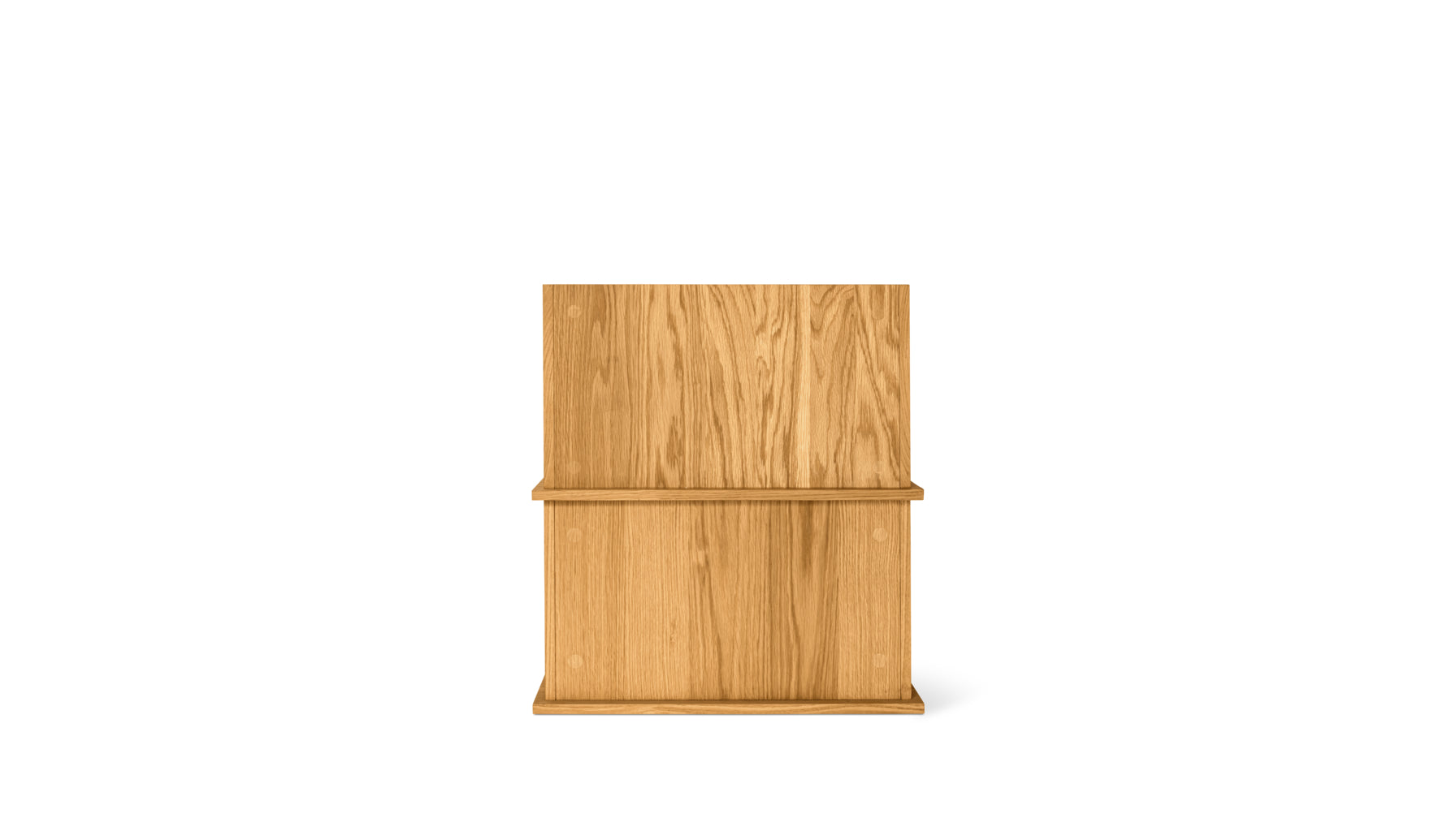 Keep Stacking Storage System 2-Piece, Open, Oak - Image 4