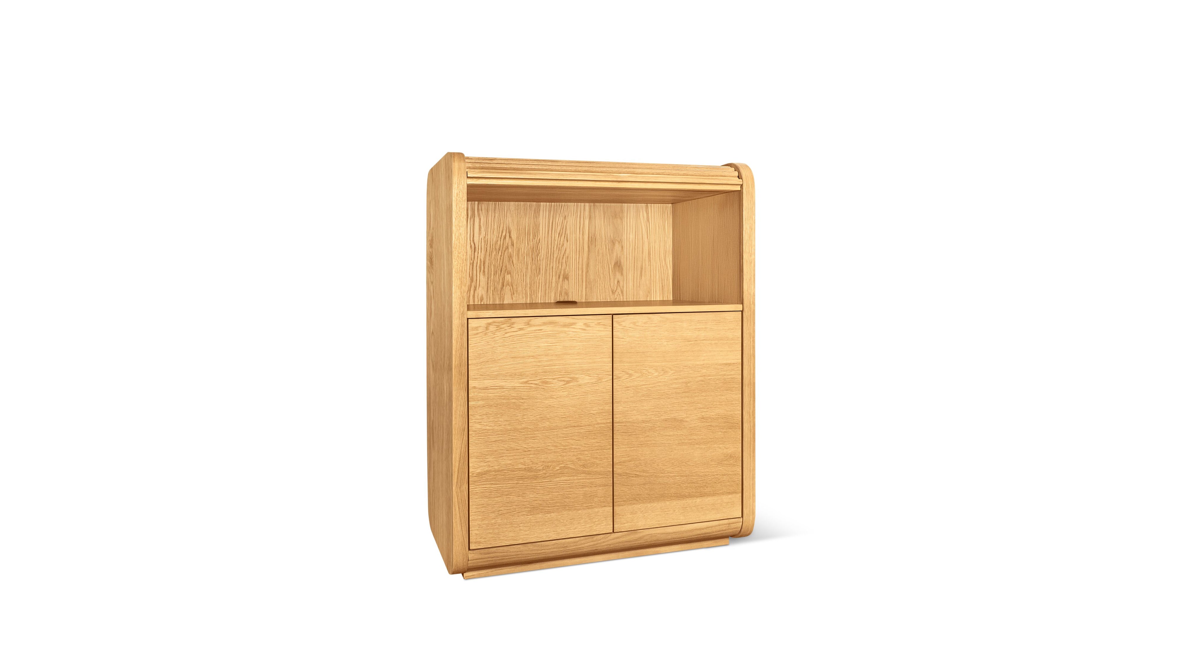 Roll Out Cabinet, White Oak - Sundays CompanySTO-YR-023-024