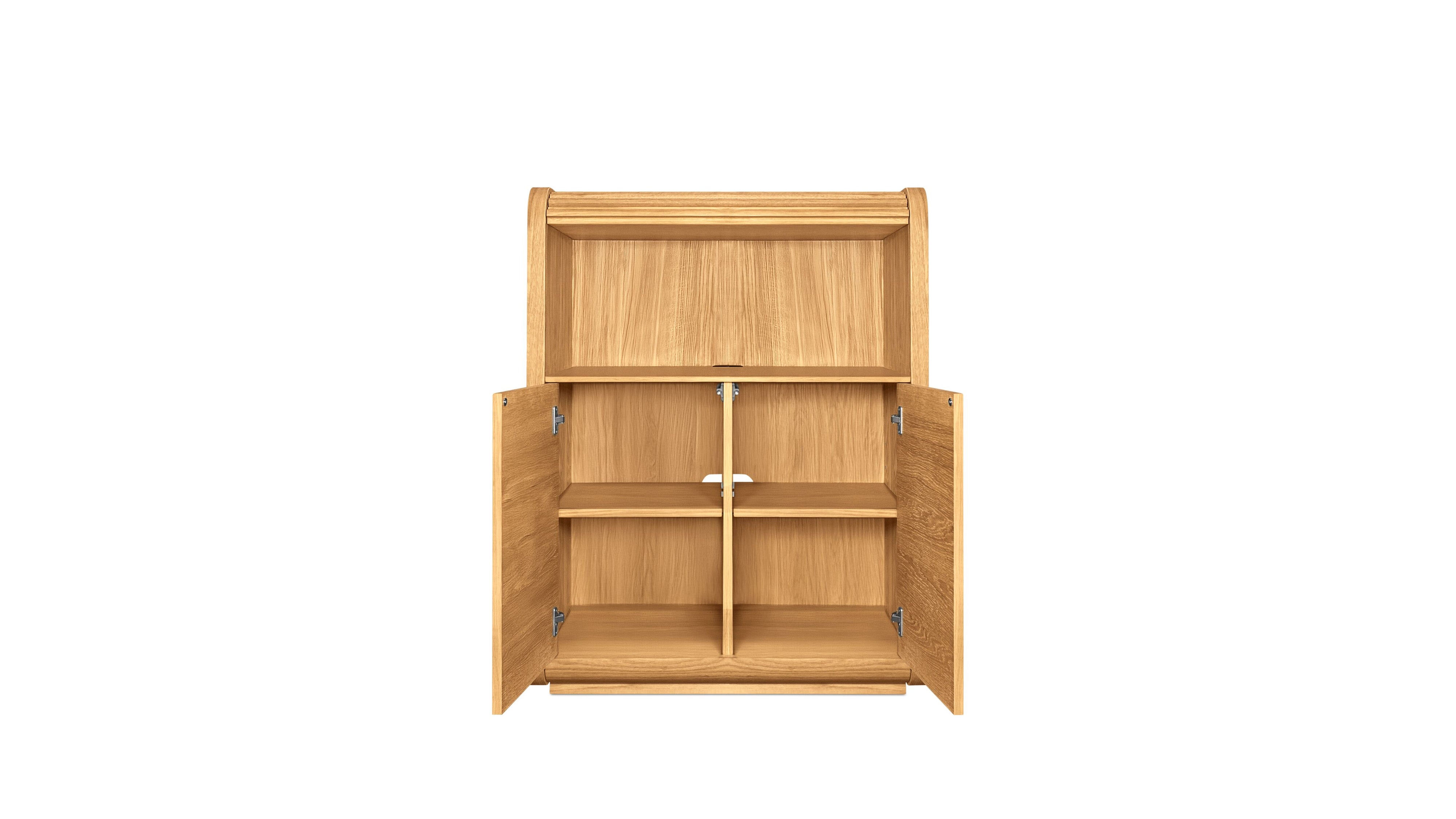 Roll Out Cabinet, White Oak - Sundays CompanySTO-YR-023-024