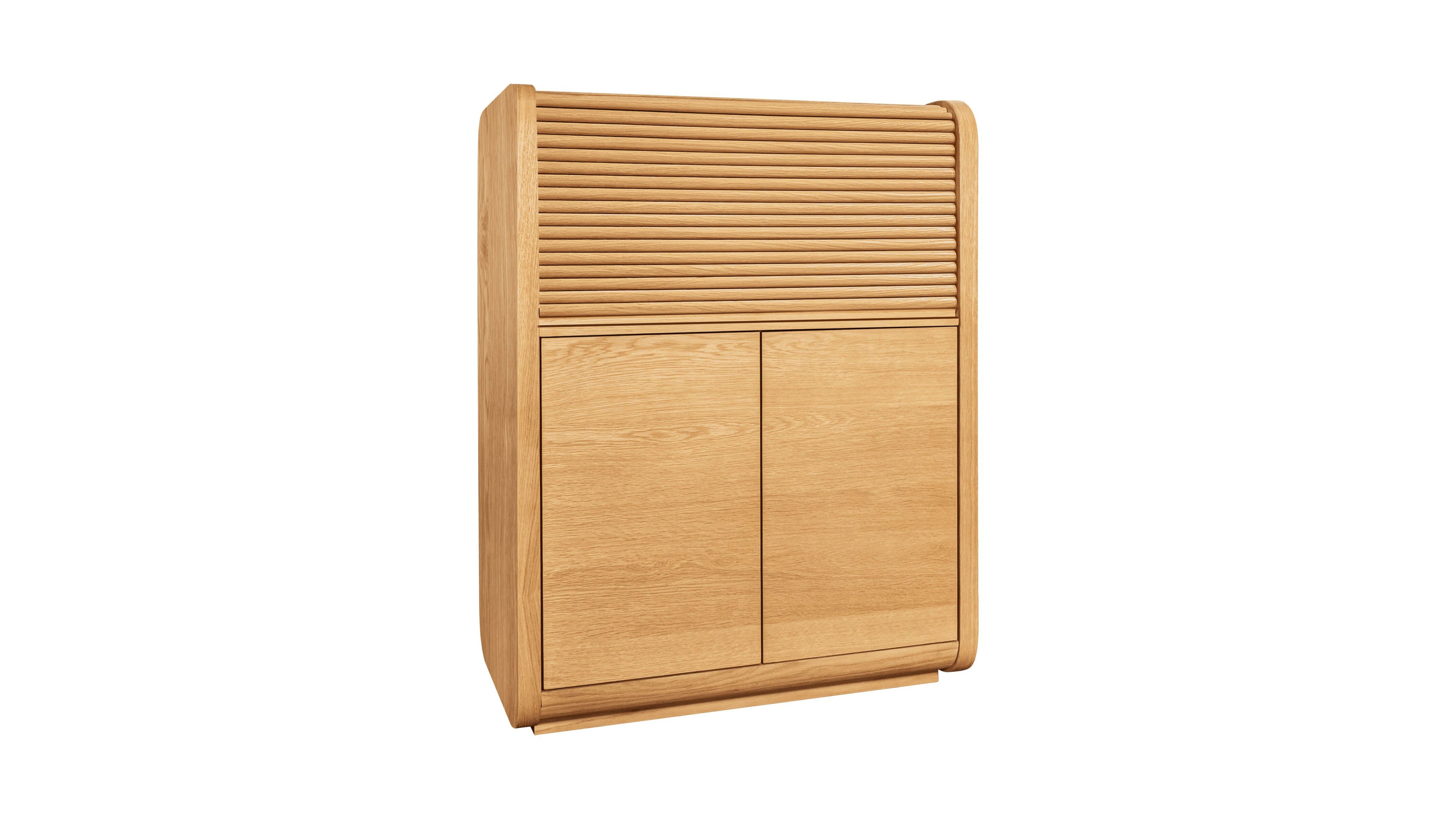 Roll Out Cabinet, White Oak