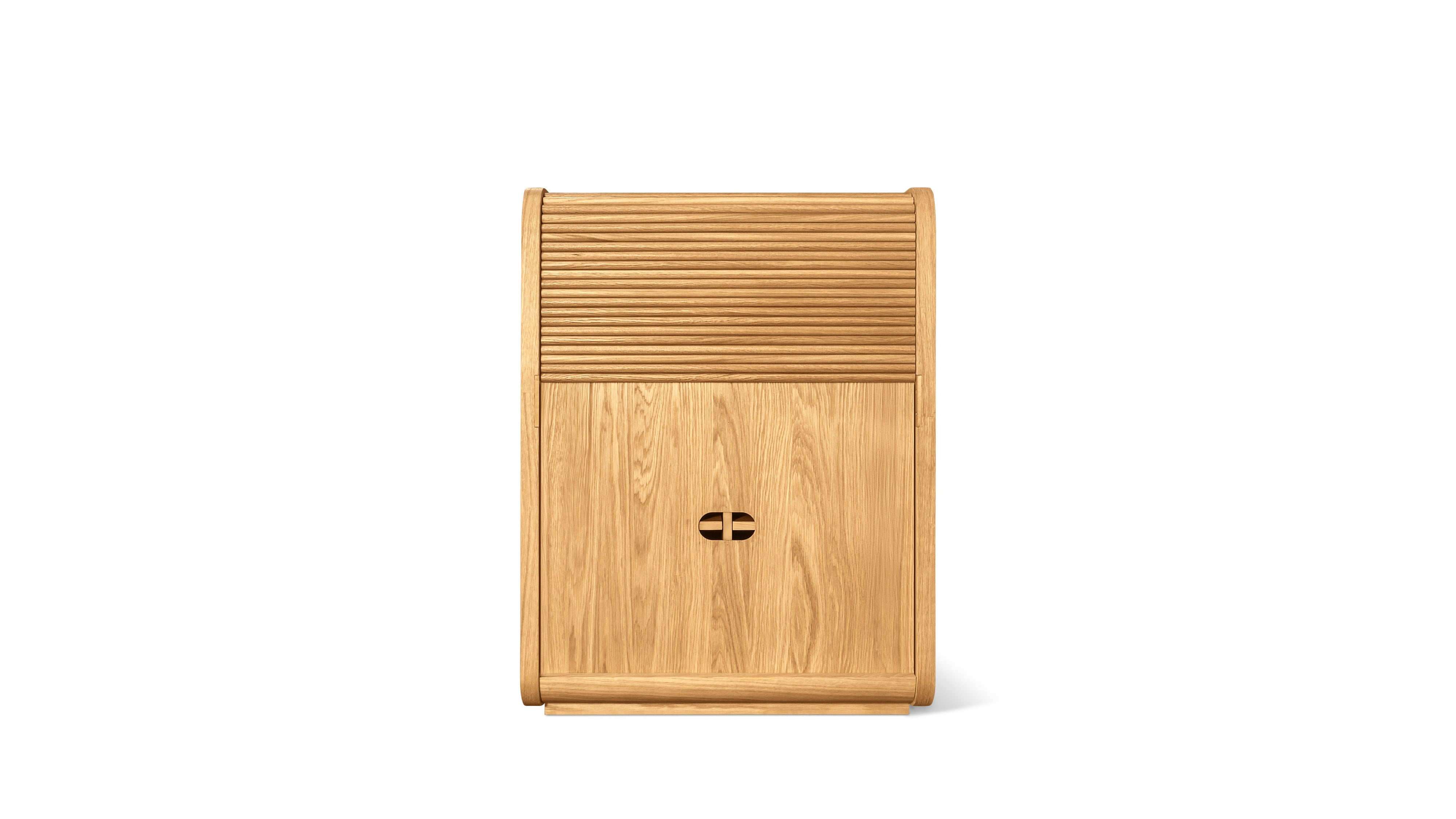Roll Out Cabinet, White Oak