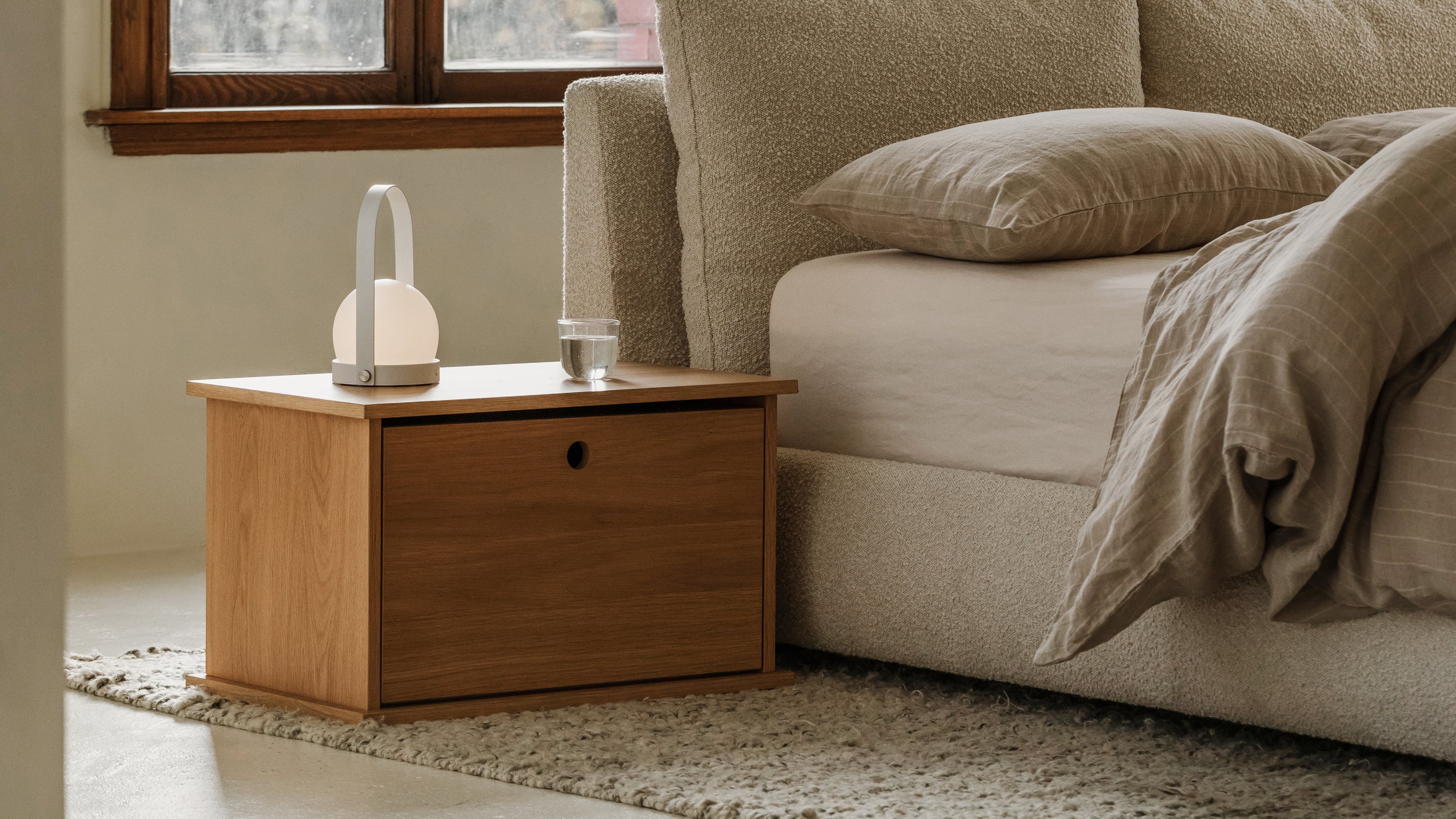 Keep Stacking Storage System 1-Piece, Closed, White Oak