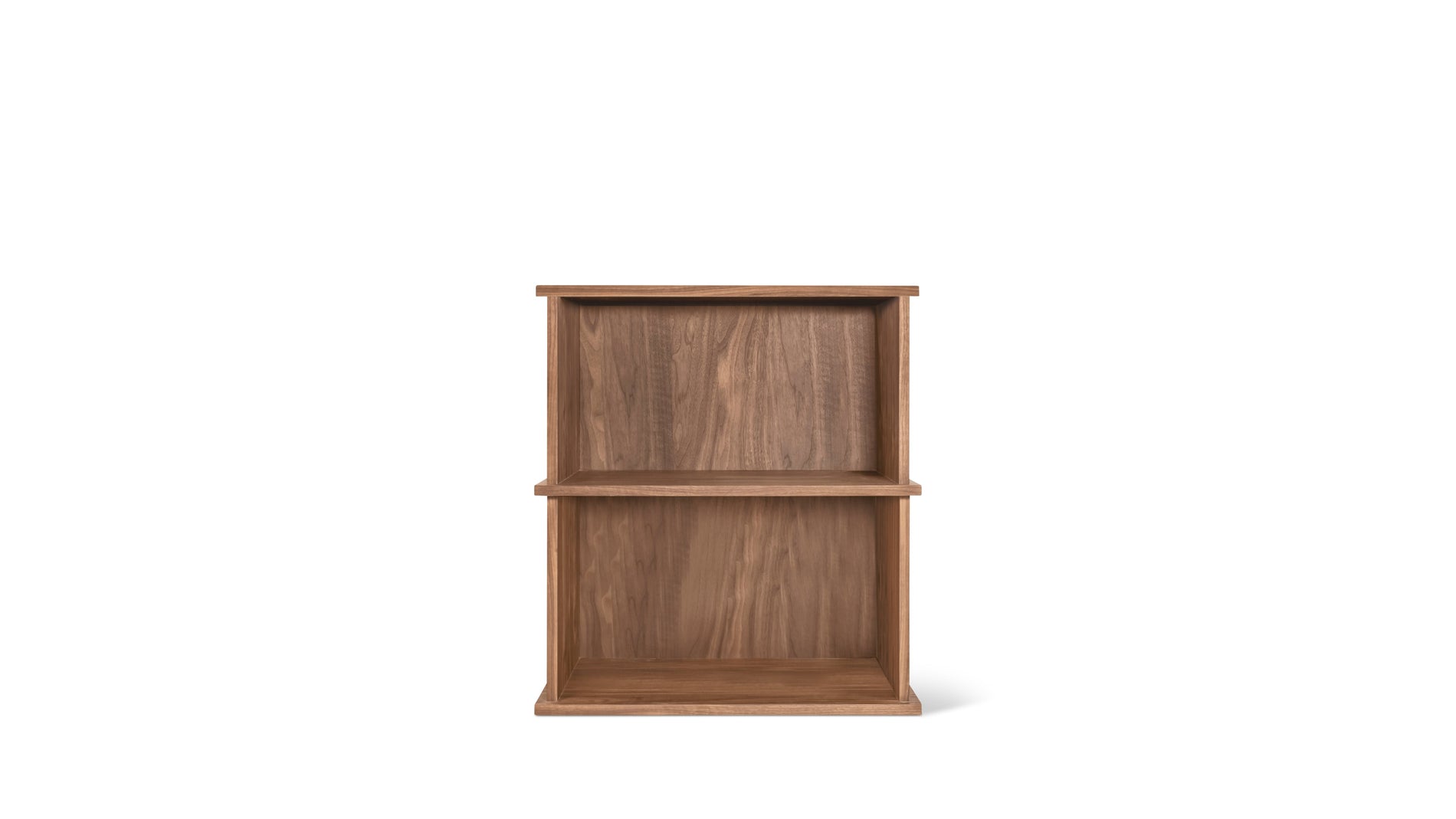 Keep Stacking Storage System 2-Piece, Open, Walnut_image