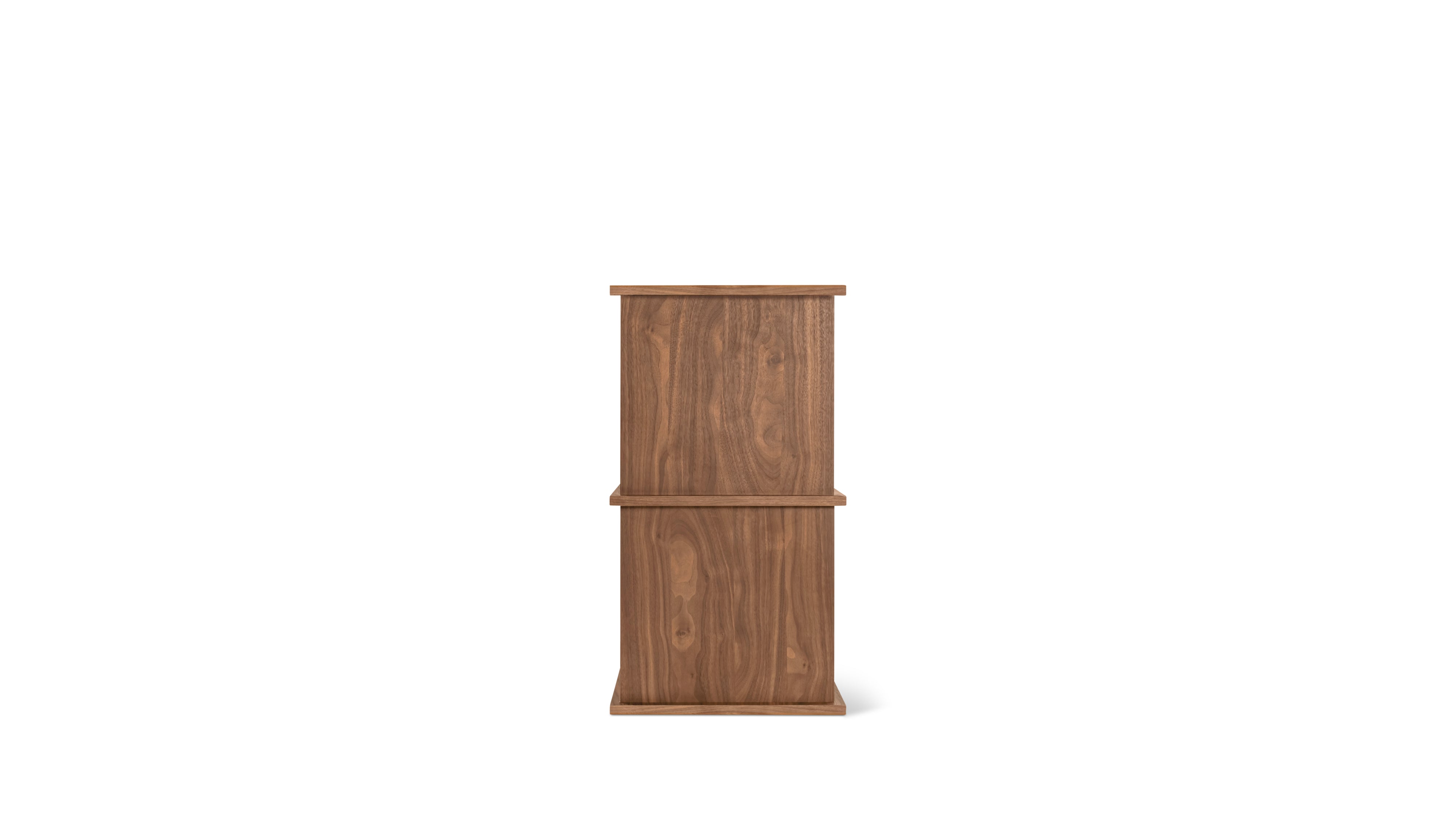 Keep Stacking Storage System 2-Piece, Open and Closed, Walnut - Sundays ...