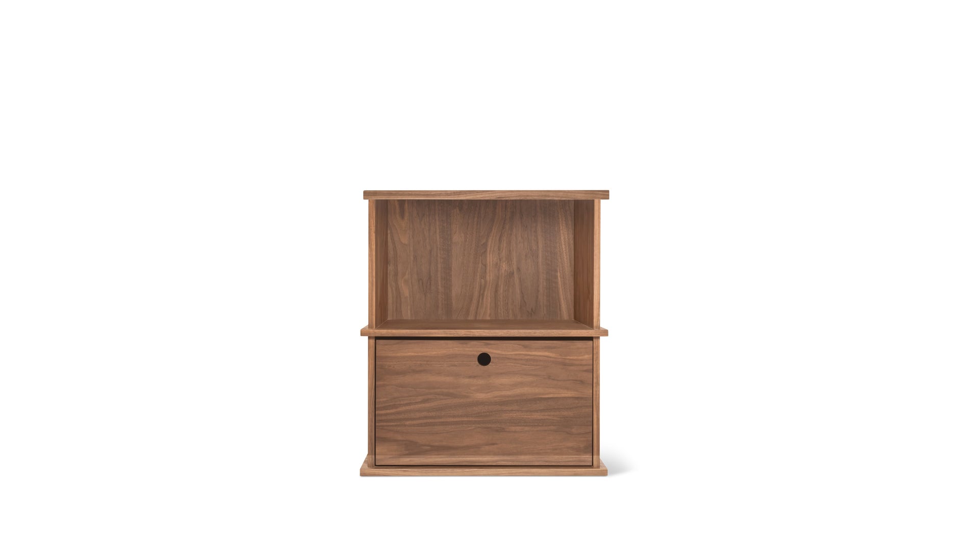 Keep Stacking Storage System 2-Piece, Open and Closed, Walnut_image
