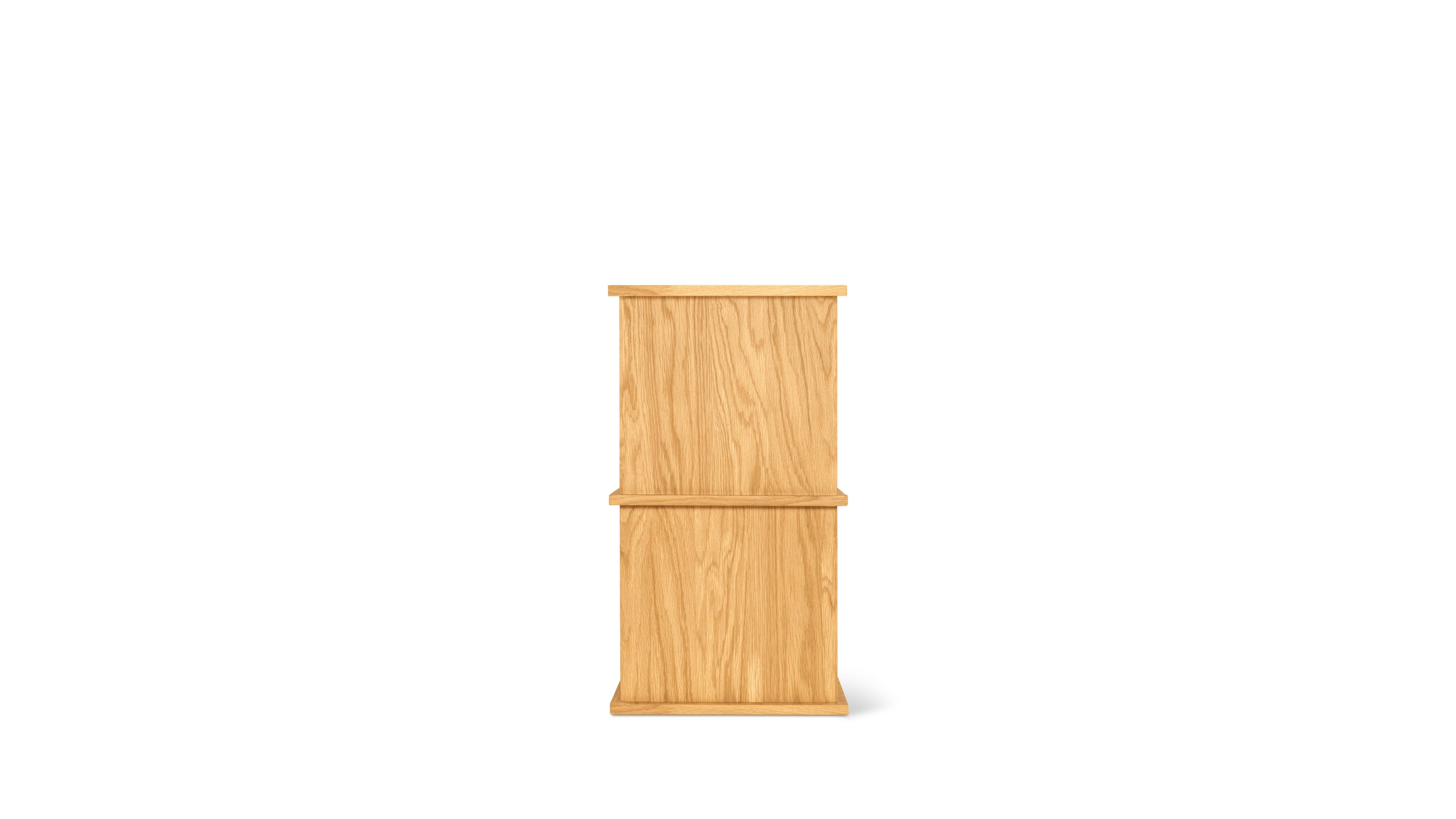 Keep Stacking Storage System 2-Piece, Closed, White Oak