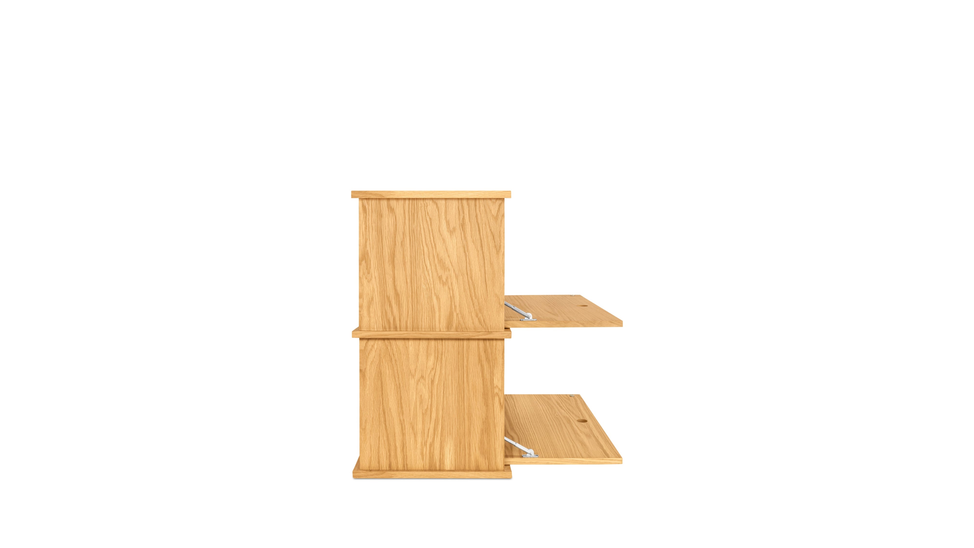Keep Stacking Storage System 2-Piece, Closed, White Oak