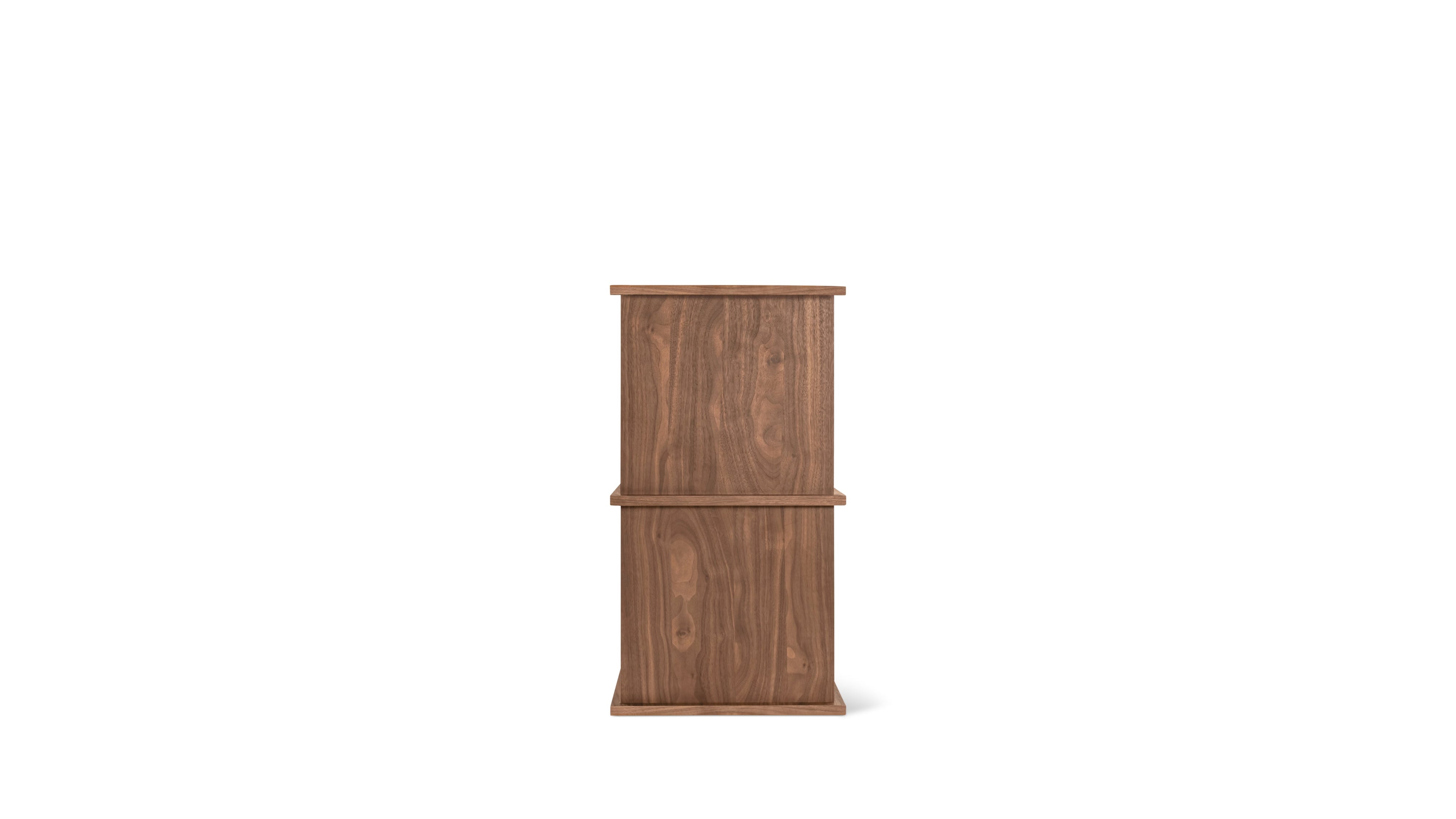 Keep Stacking Storage System 6-Piece, Open and Closed, Walnut