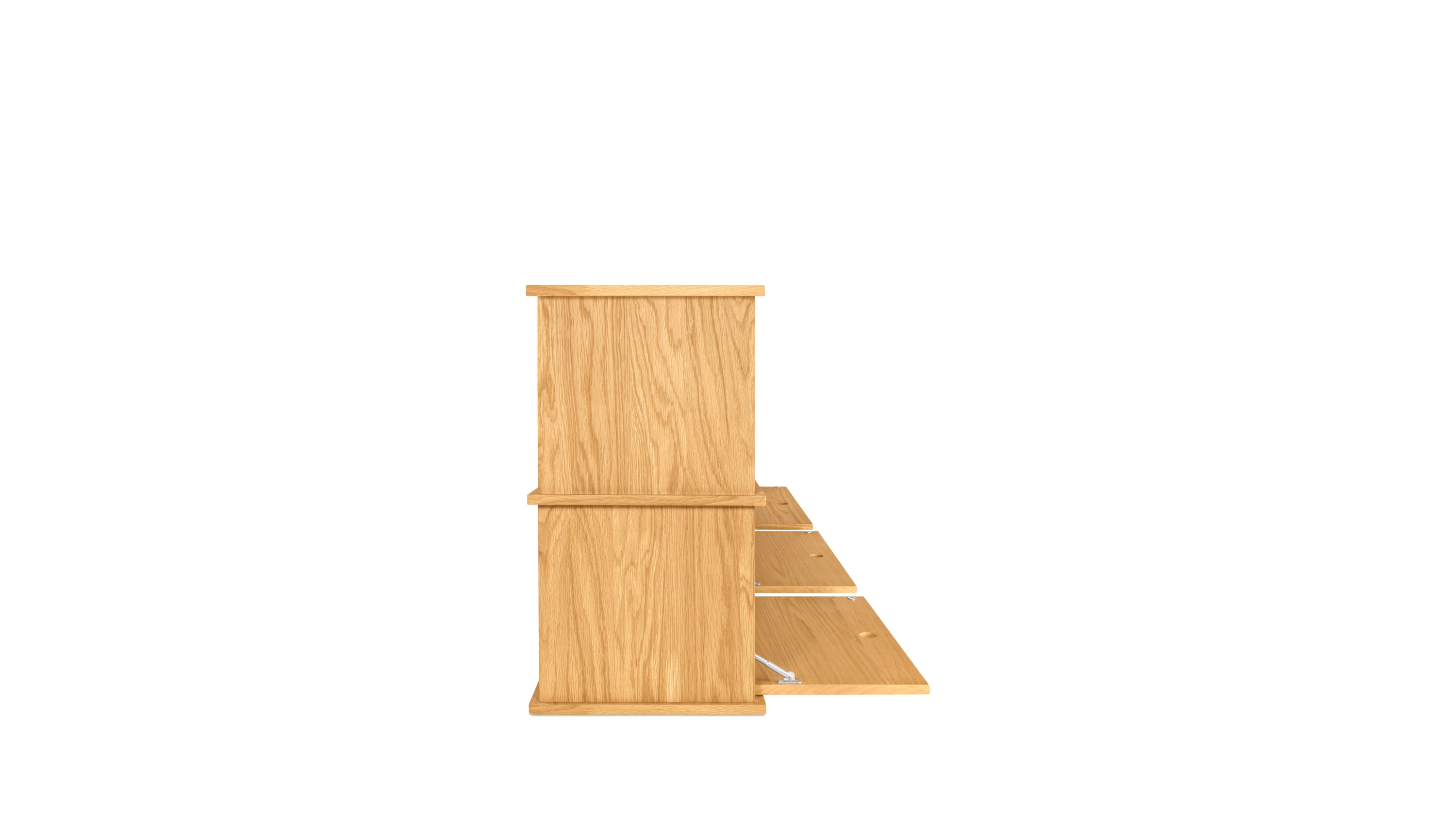 Keep Stacking Storage System 6-Piece, Open and Closed, White Oak ...