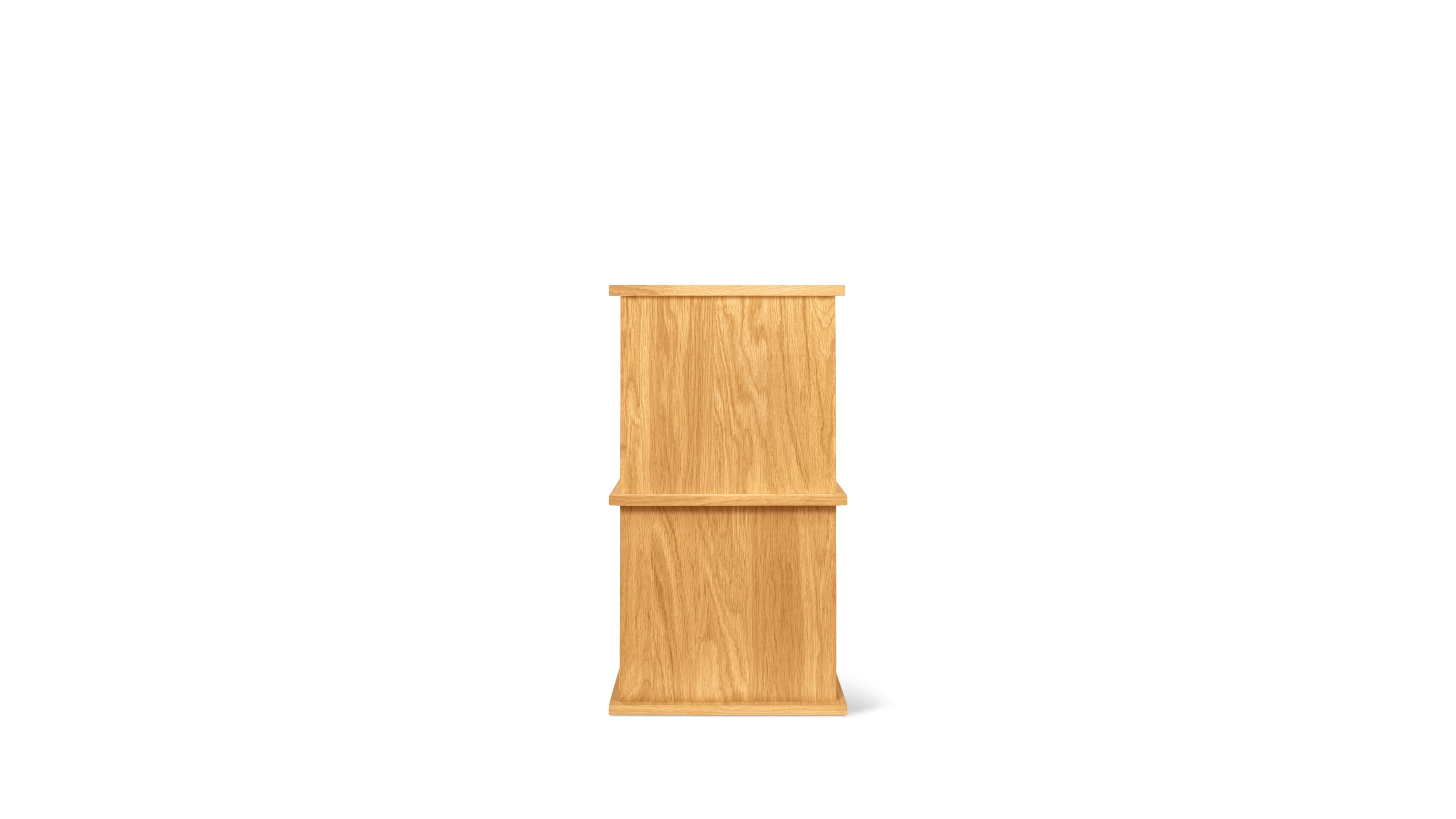 Keep Stacking Storage System 6-Piece, Open and Closed, White Oak