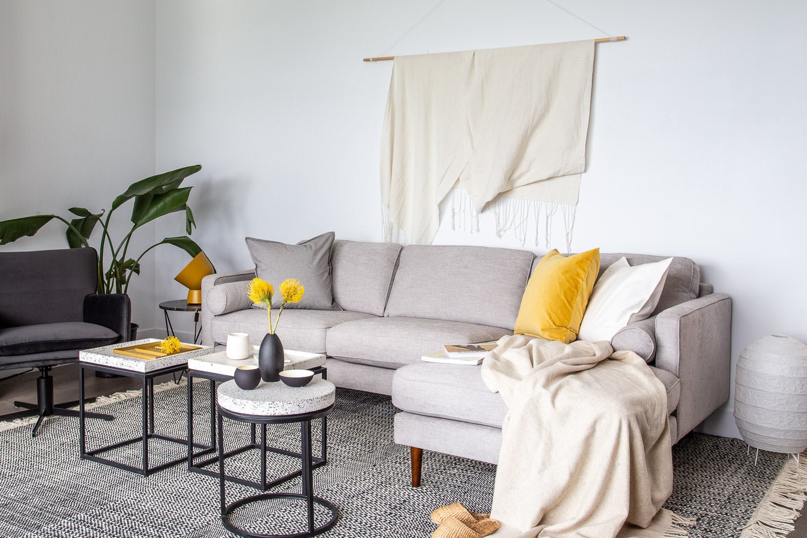 Seaside Rug, 8x10, Peppercorn - Sundays CompanyRUG - JH - 002 - 007