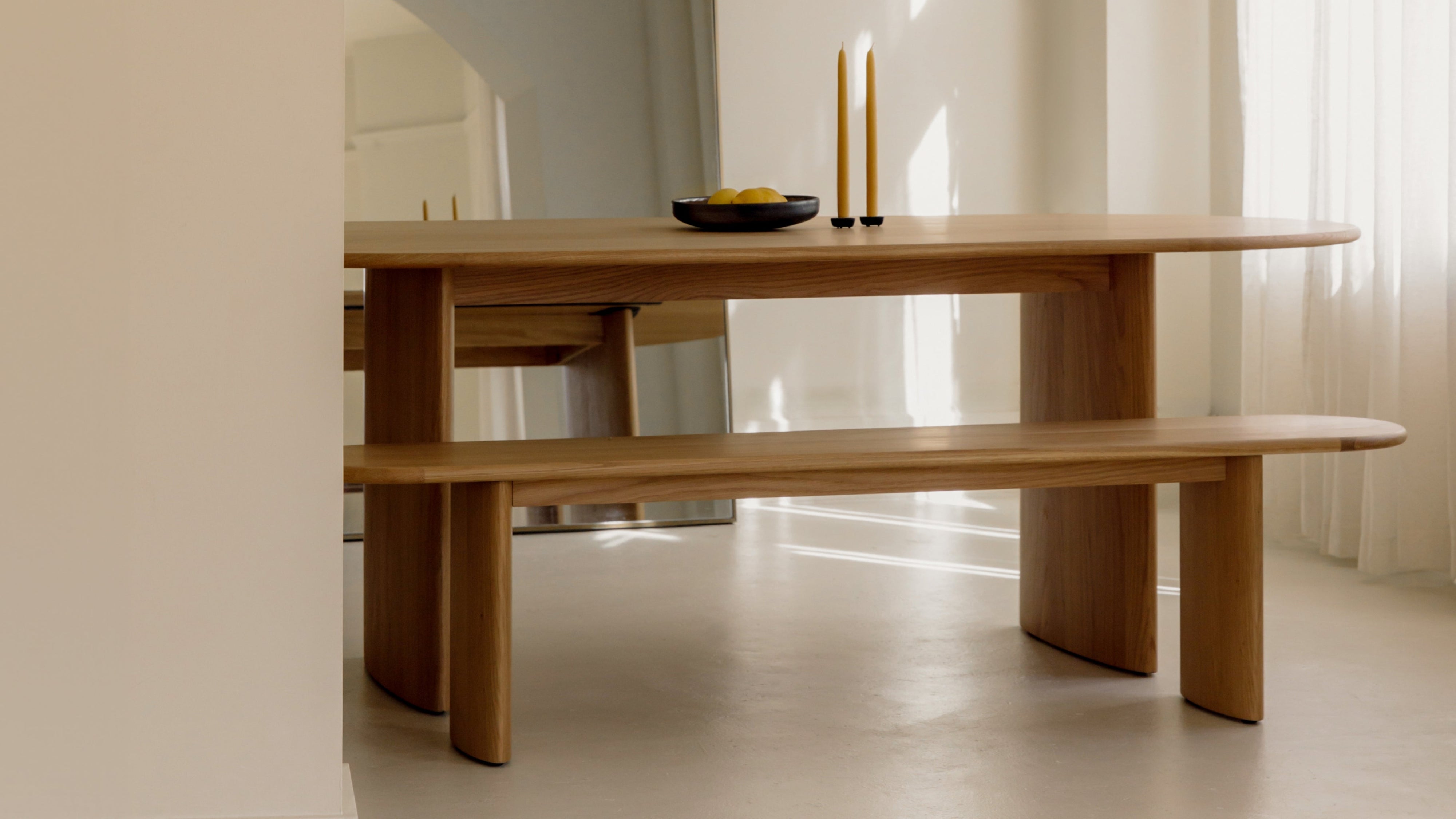 Union Bench, Seats 3, Walnut