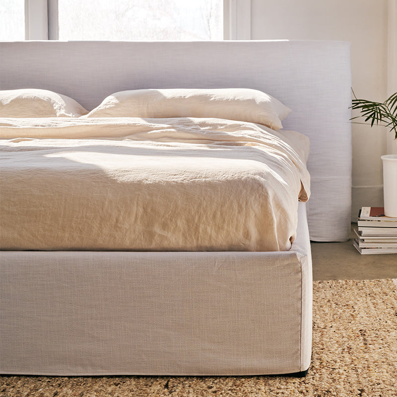 Wave Bed with Storage, King, White - Image 11