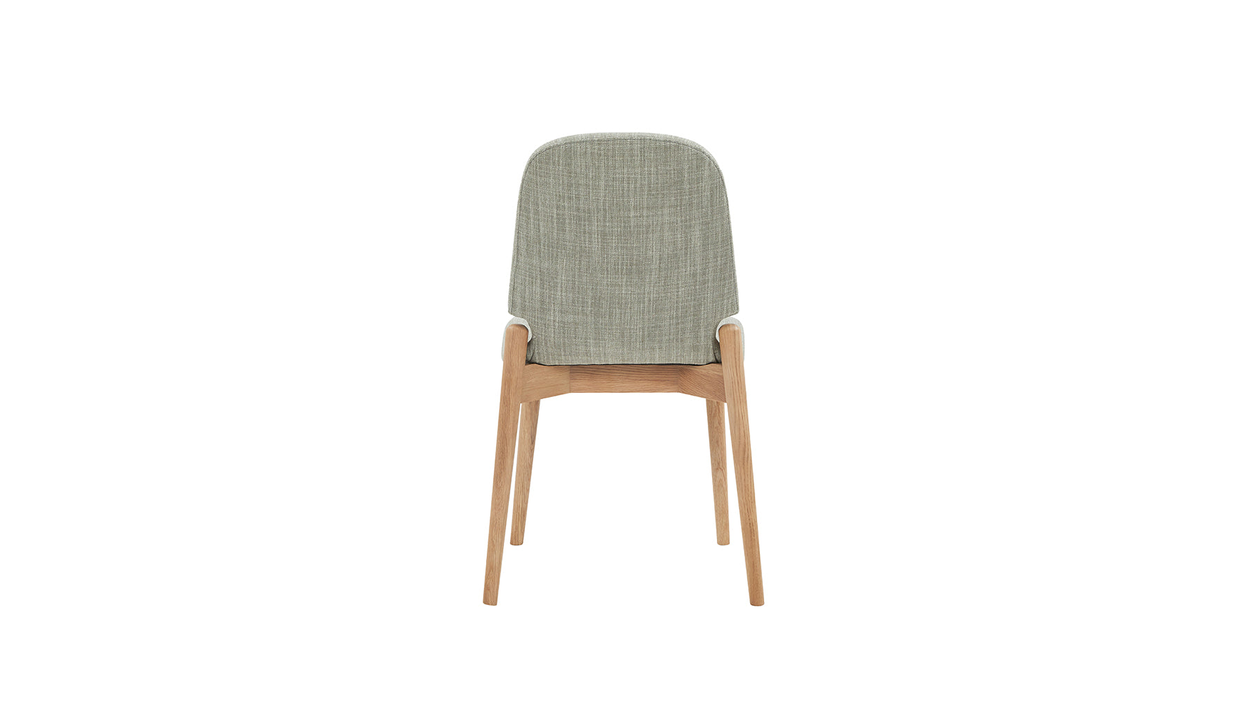Dine In Dining Chair (Set of Two), Oak/Taupe Fabric - Image 6