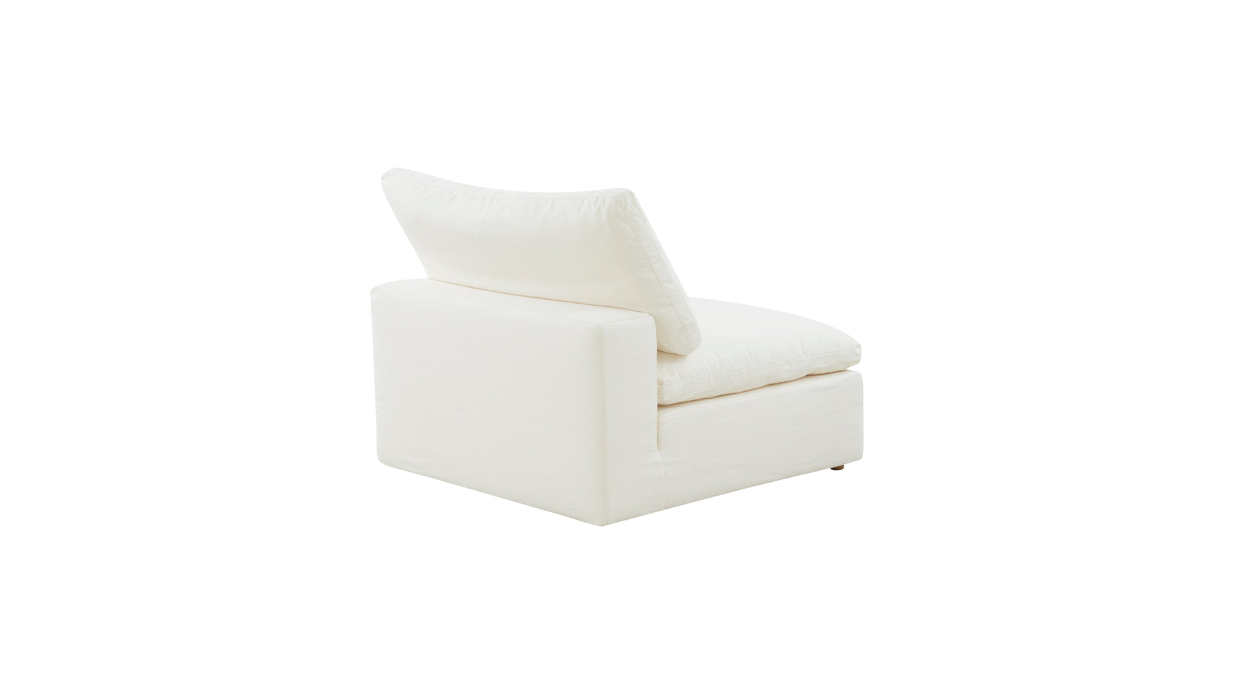 Movie Night™ Armless Chair, Large, Cream Linen - Image 6