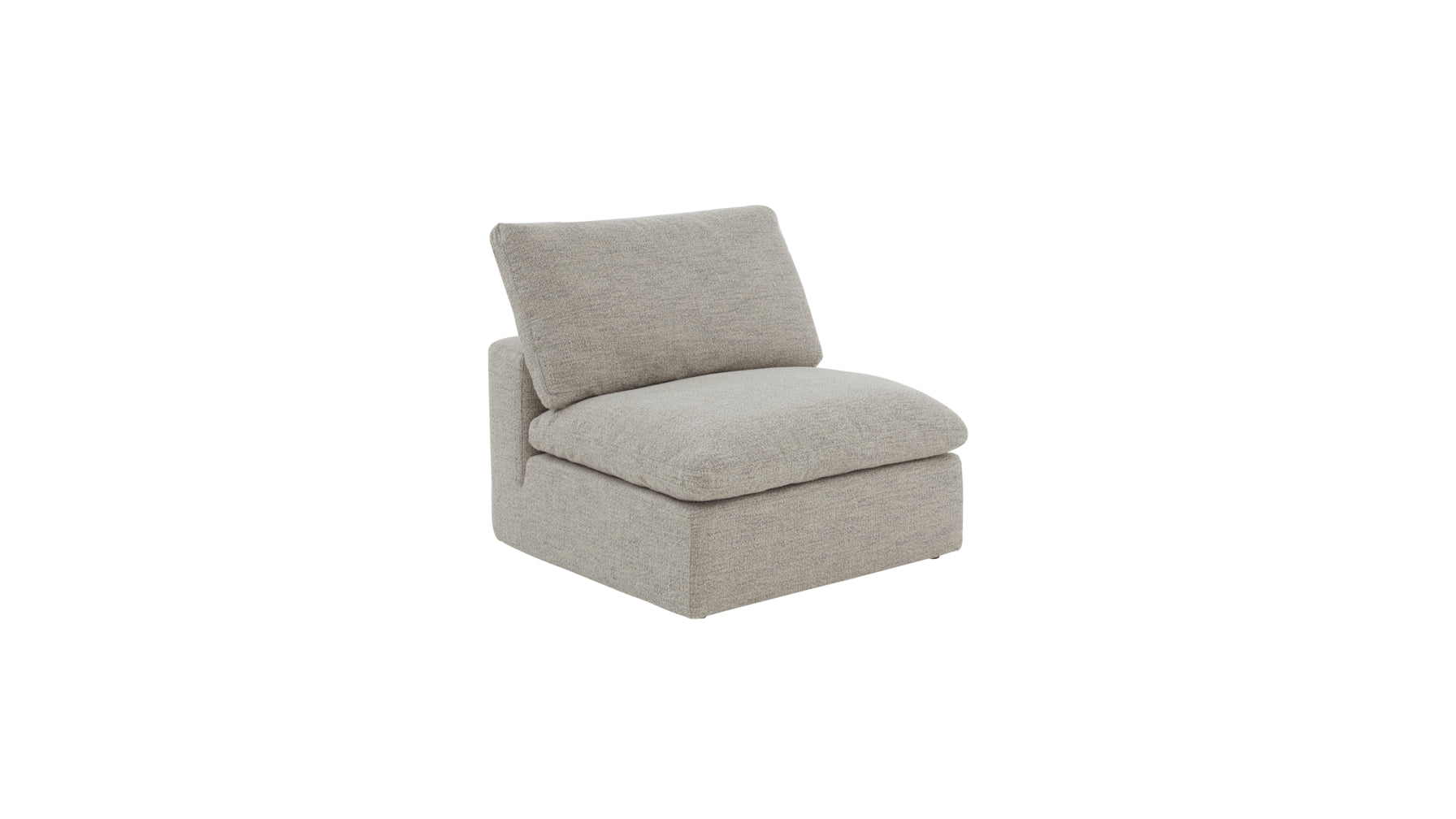 Movie Night™ Armless Chair, Large, Oatmeal - Image 2