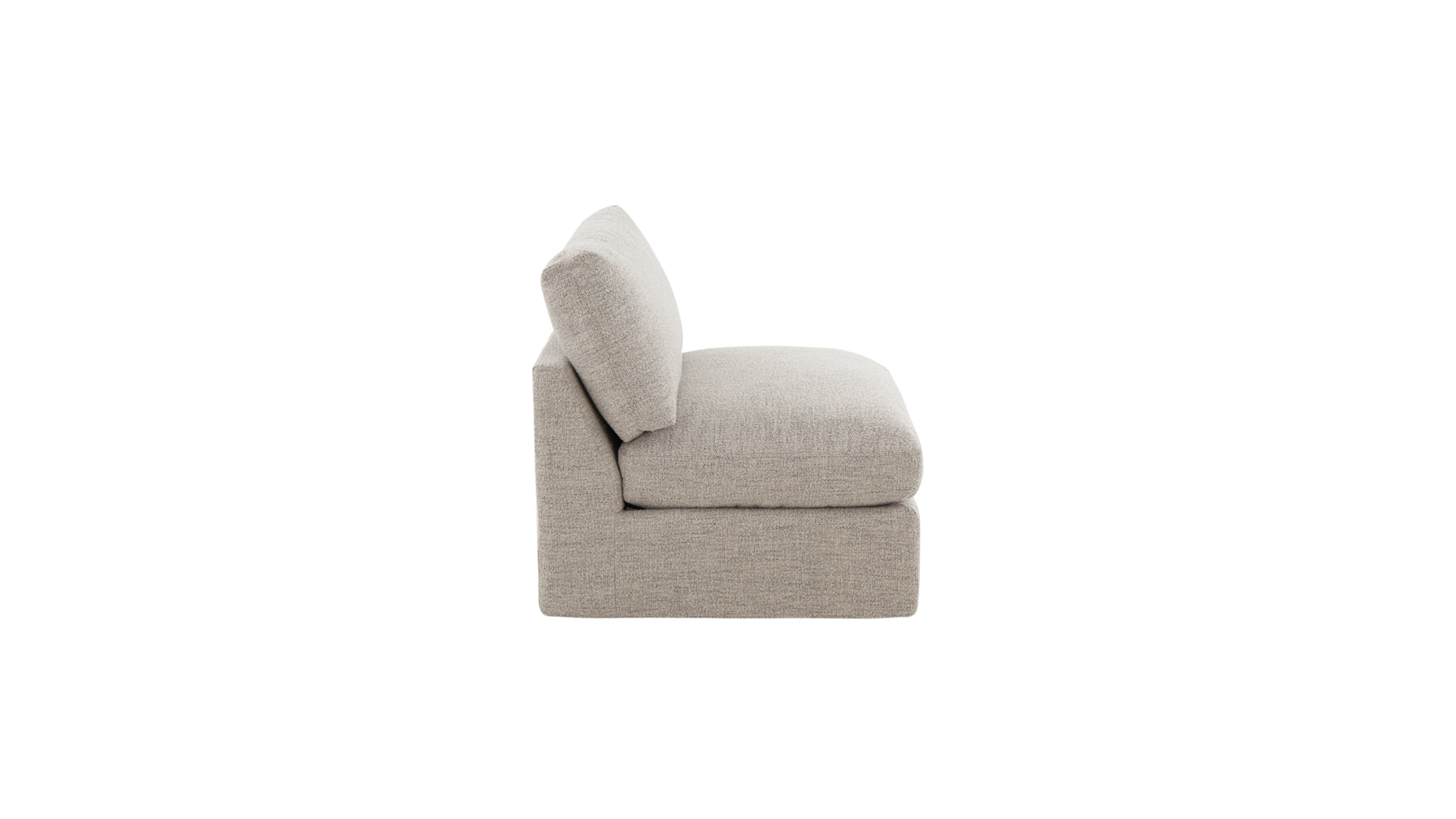 Get Together™ Armless Chair, Standard, Oatmeal - Image 6