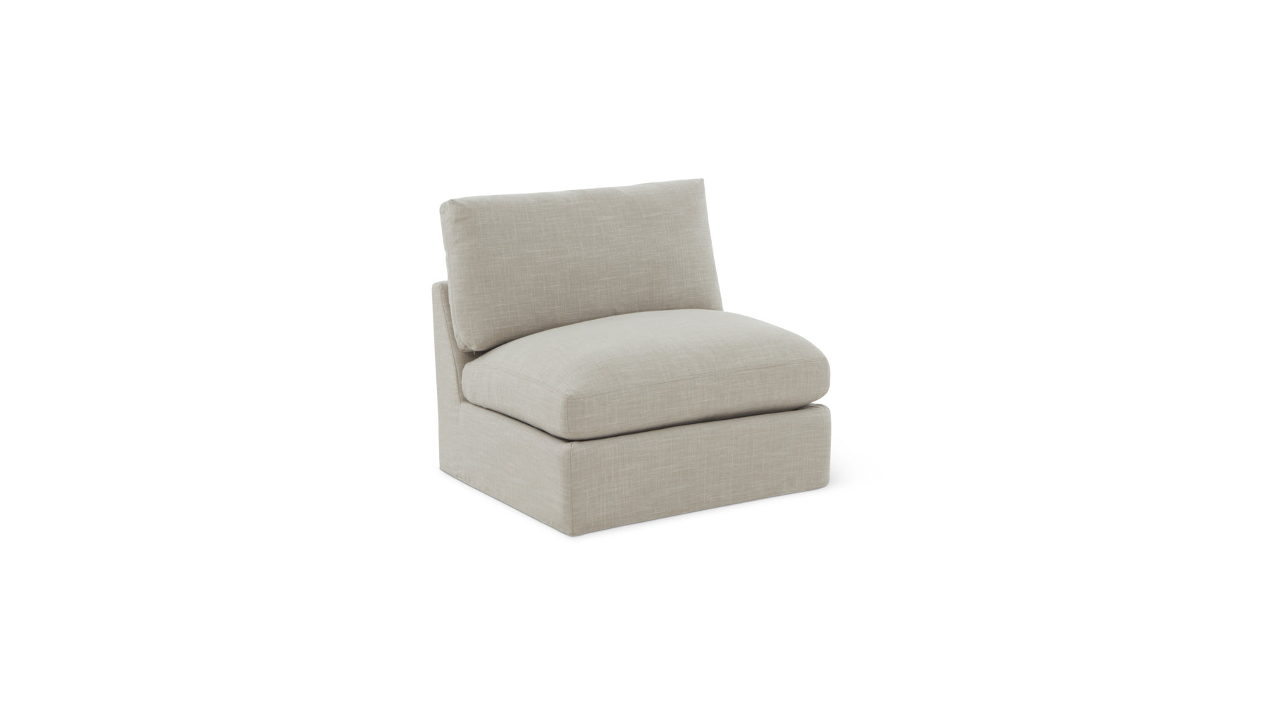 Get Together™ Armless Chair, Standard, Light Pebble - Image 6