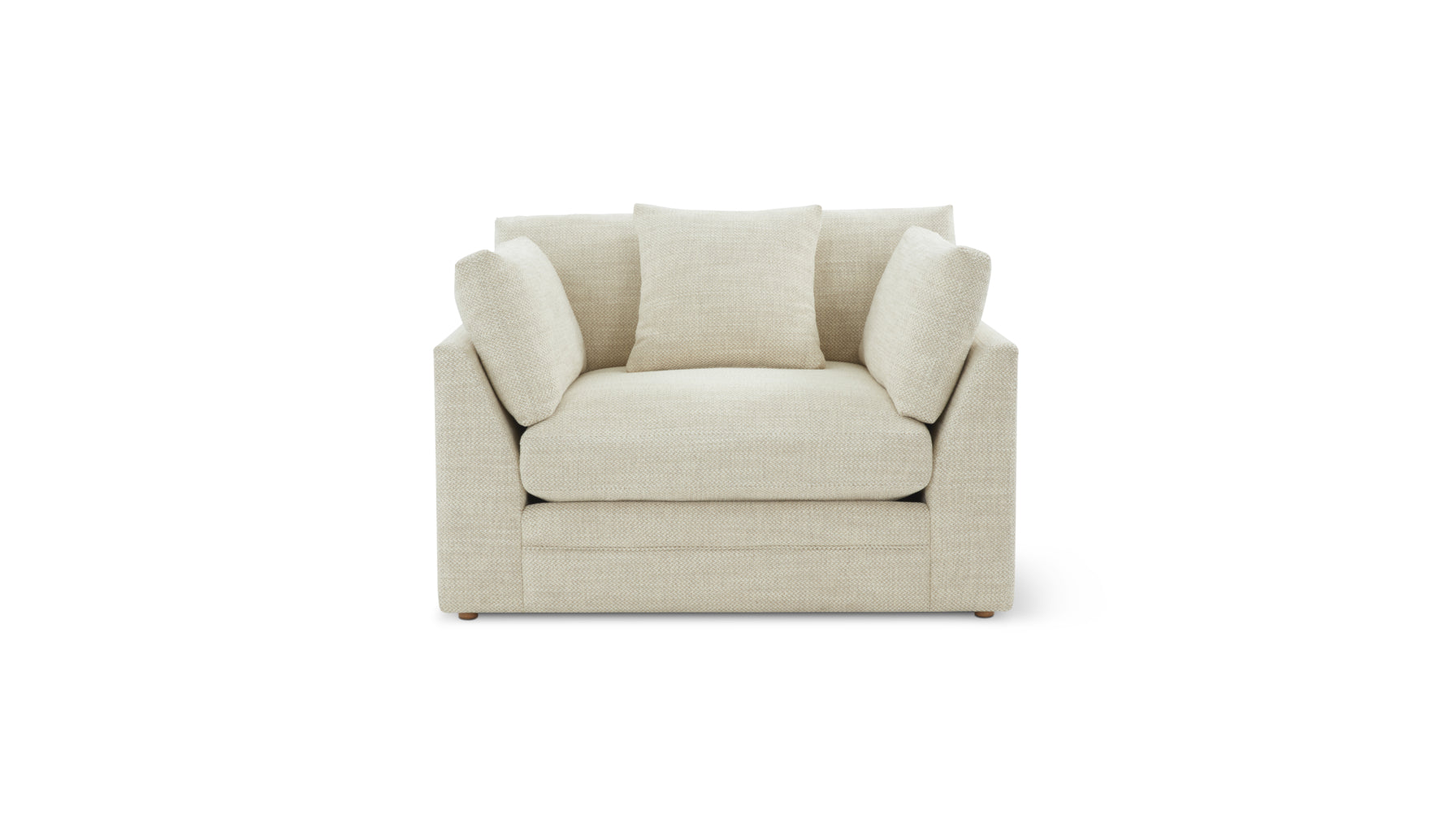 Feel Good Club Lounge Chair, Oyster - Image 1