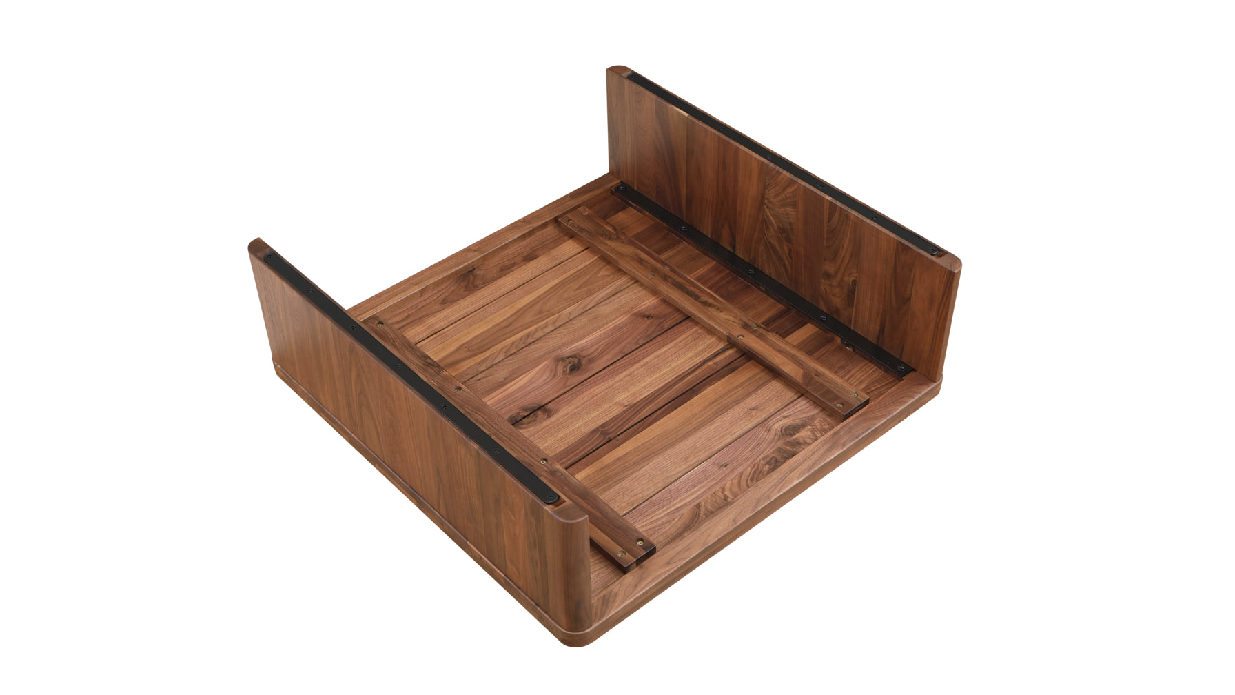Form Coffee Table, Square, Walnut - Image 7