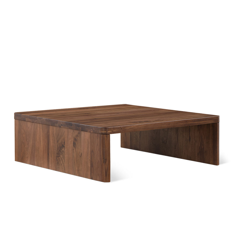 Form Coffee Table, Square, Walnut - Image 8