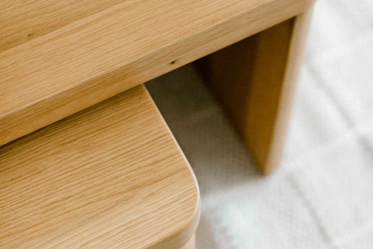 Form Coffee Table, White Oak - Image 7