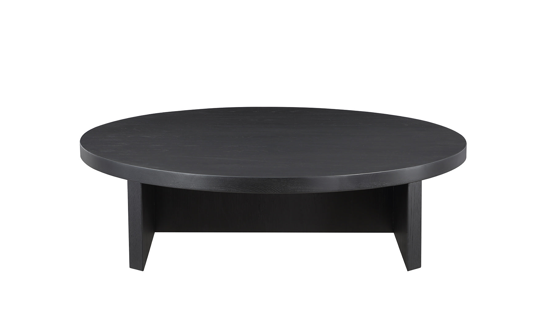 Field Coffee Table Round, Black Oak - Image 3