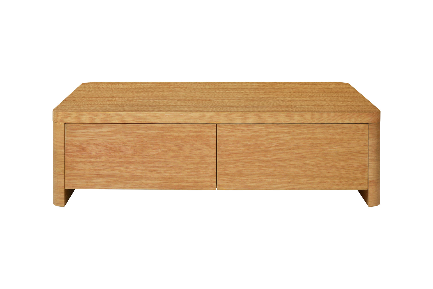 Form Storage Coffee Table, Oak - Image 4