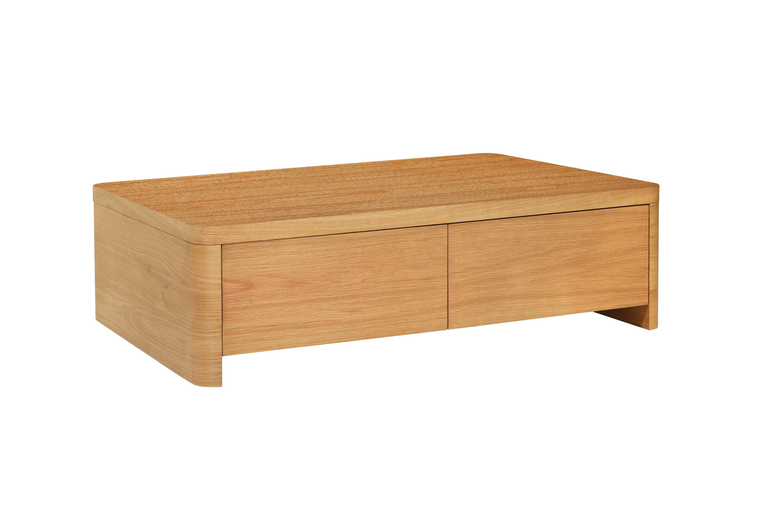 Form Storage Coffee Table, Oak - Image 1