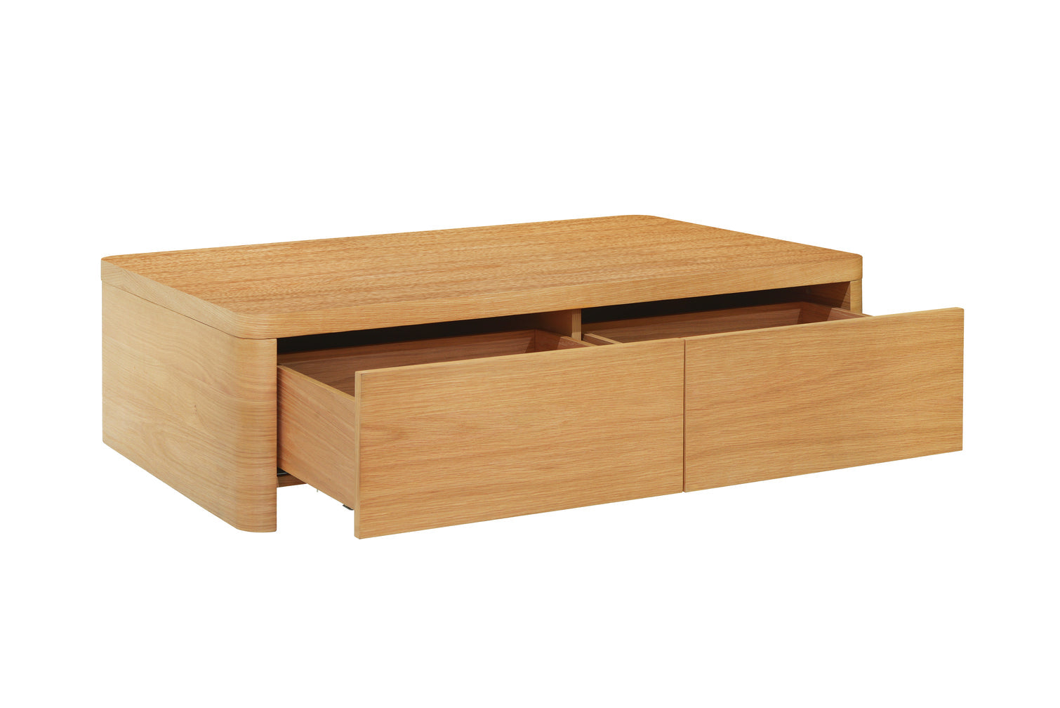 Form Storage Coffee Table, Oak - Image 9