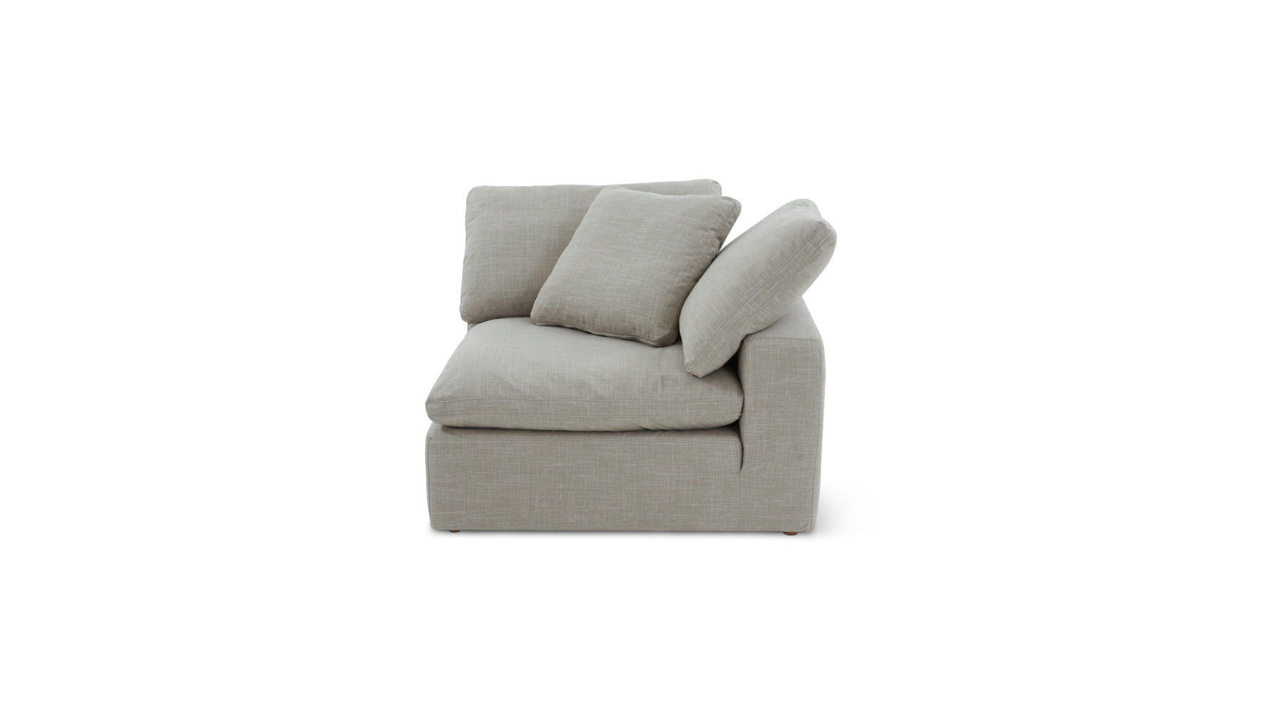 Slipcover - Movie Night™ Corner Chair, Large, Light Pebble (Left or Right) - Image 1