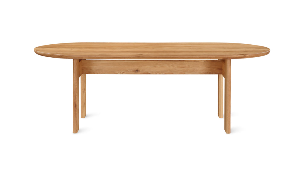 Track Dining Table, Seats 6-8 People, Oak - Image 4
