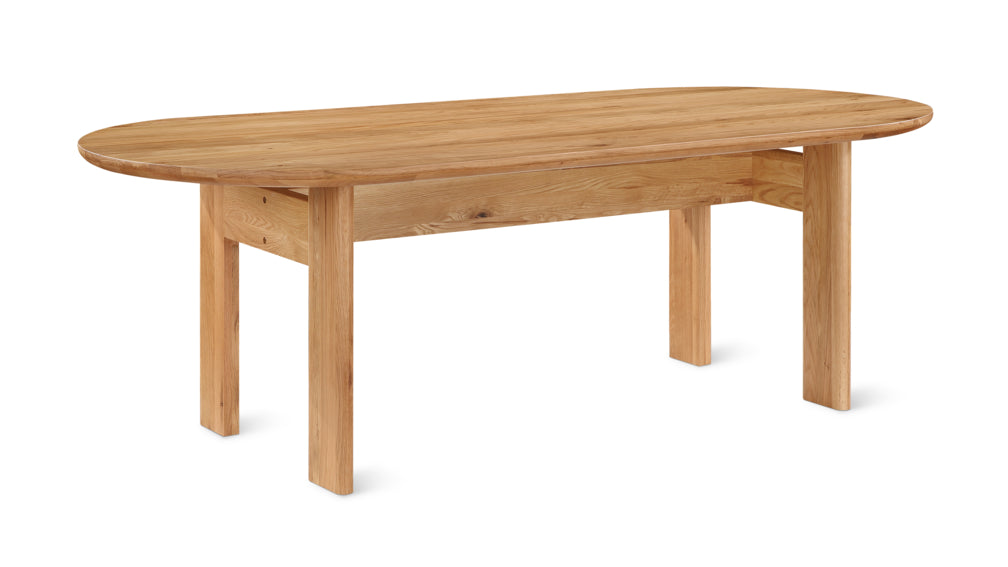 Track Dining Table, Seats 6-8 People, Oak - Image 1
