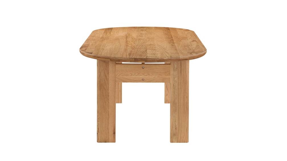 Track Dining Table, Seats 6-8 People, Oak - Image 5