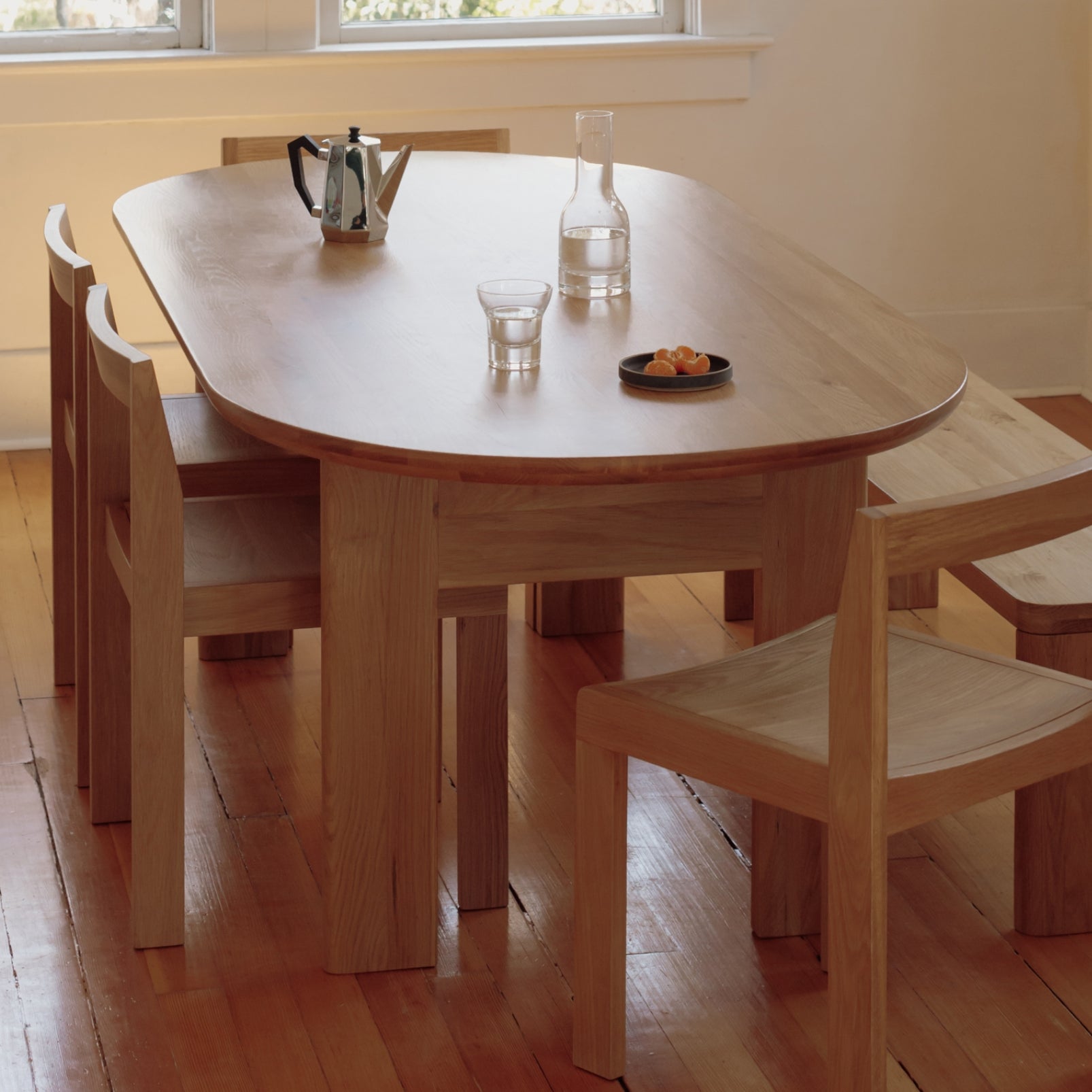 Track Dining Table, Seats 6-8 People, Oak - Image 14