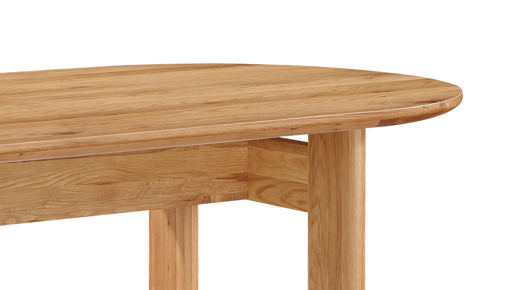Track Dining Table, Seats 6-8 People, Oak - Image 6