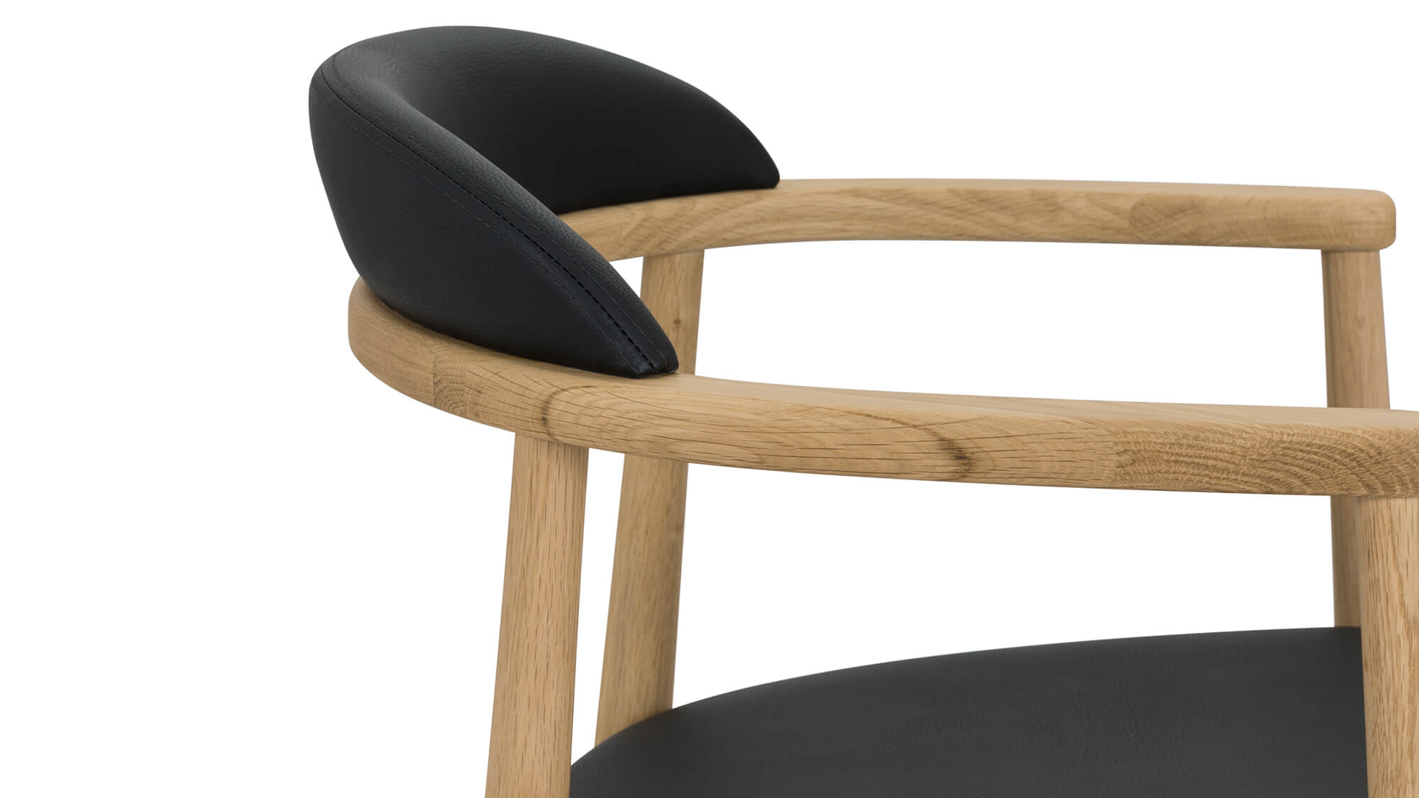 Count On Me Dining Chair, Natural Oak Black - Image 10