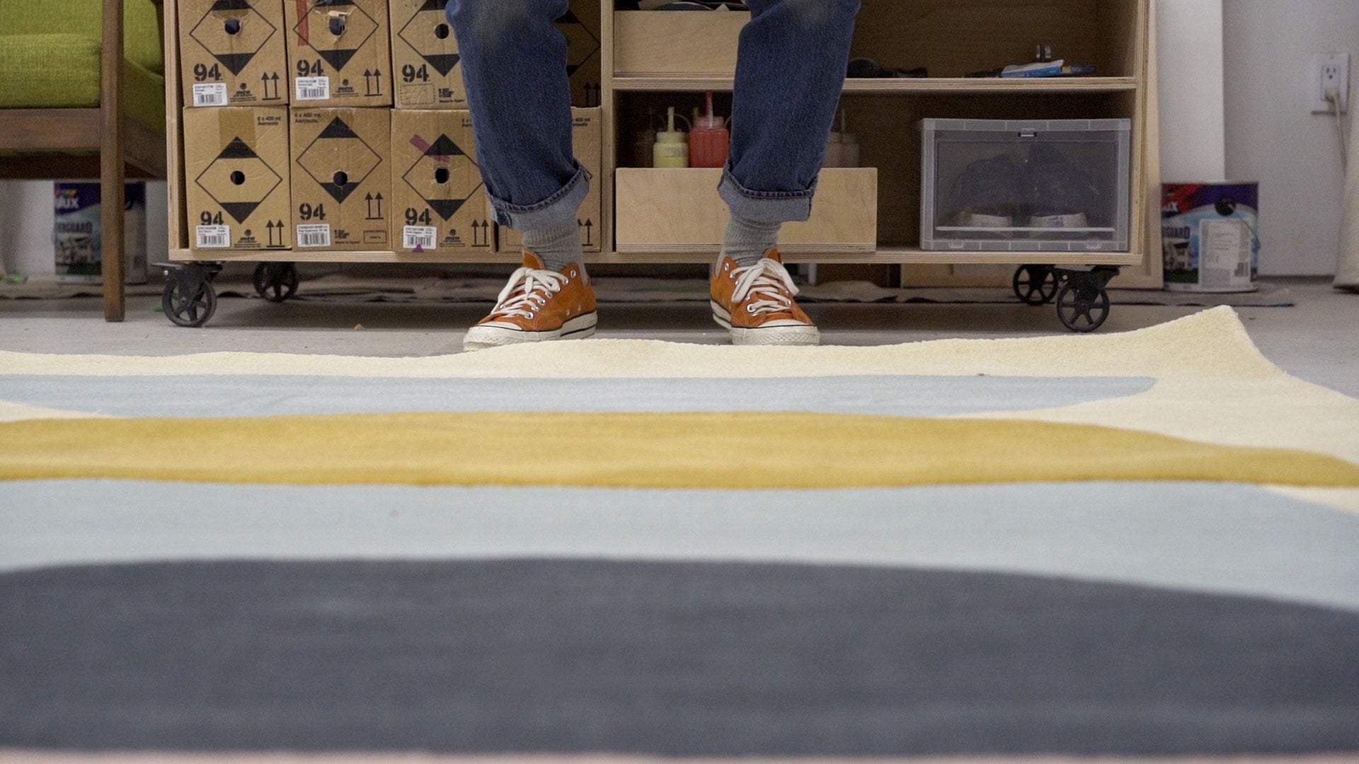 New Tides Rug x Scott Sueme, 8x10, Ivory - Sundays CompanyRUG - JH - 033 - 005