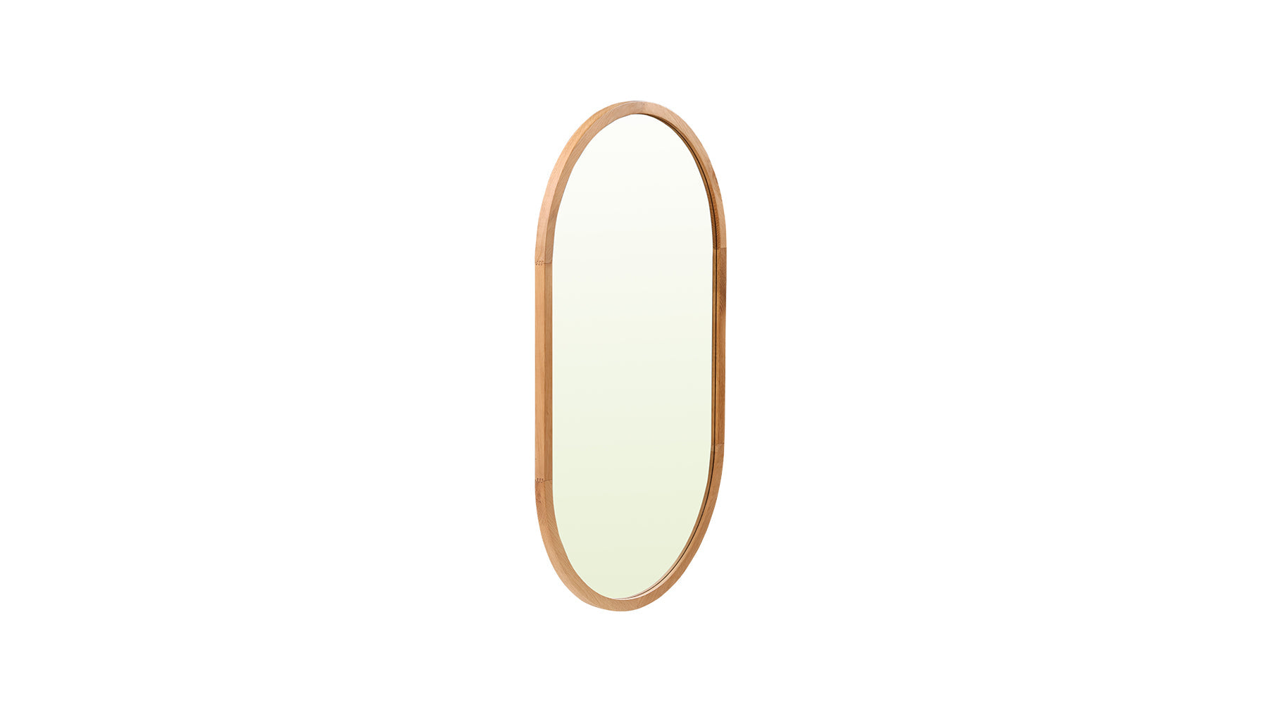 Ellipse Mirror, Oak - Image 3