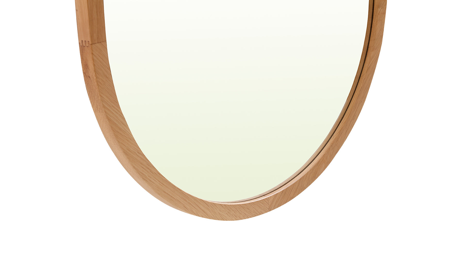 Ellipse Mirror, Oak - Image 8