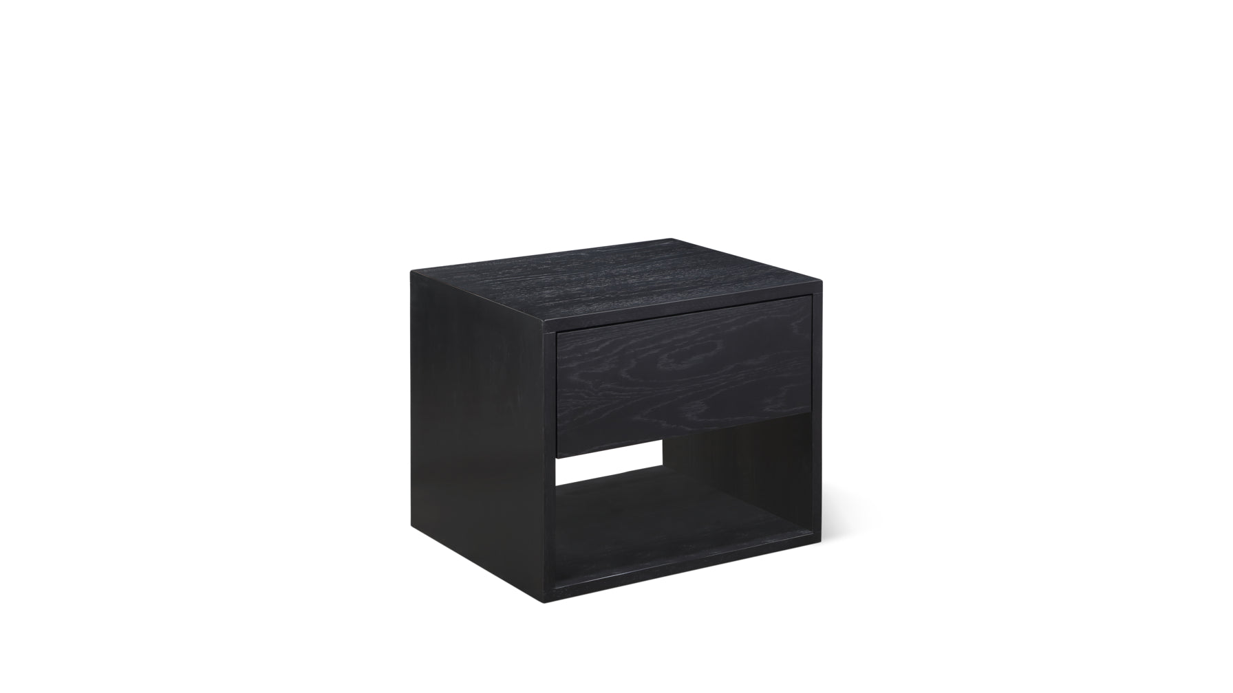 Rest Easy Nightstand With Drawer, Black Oak - Image 1