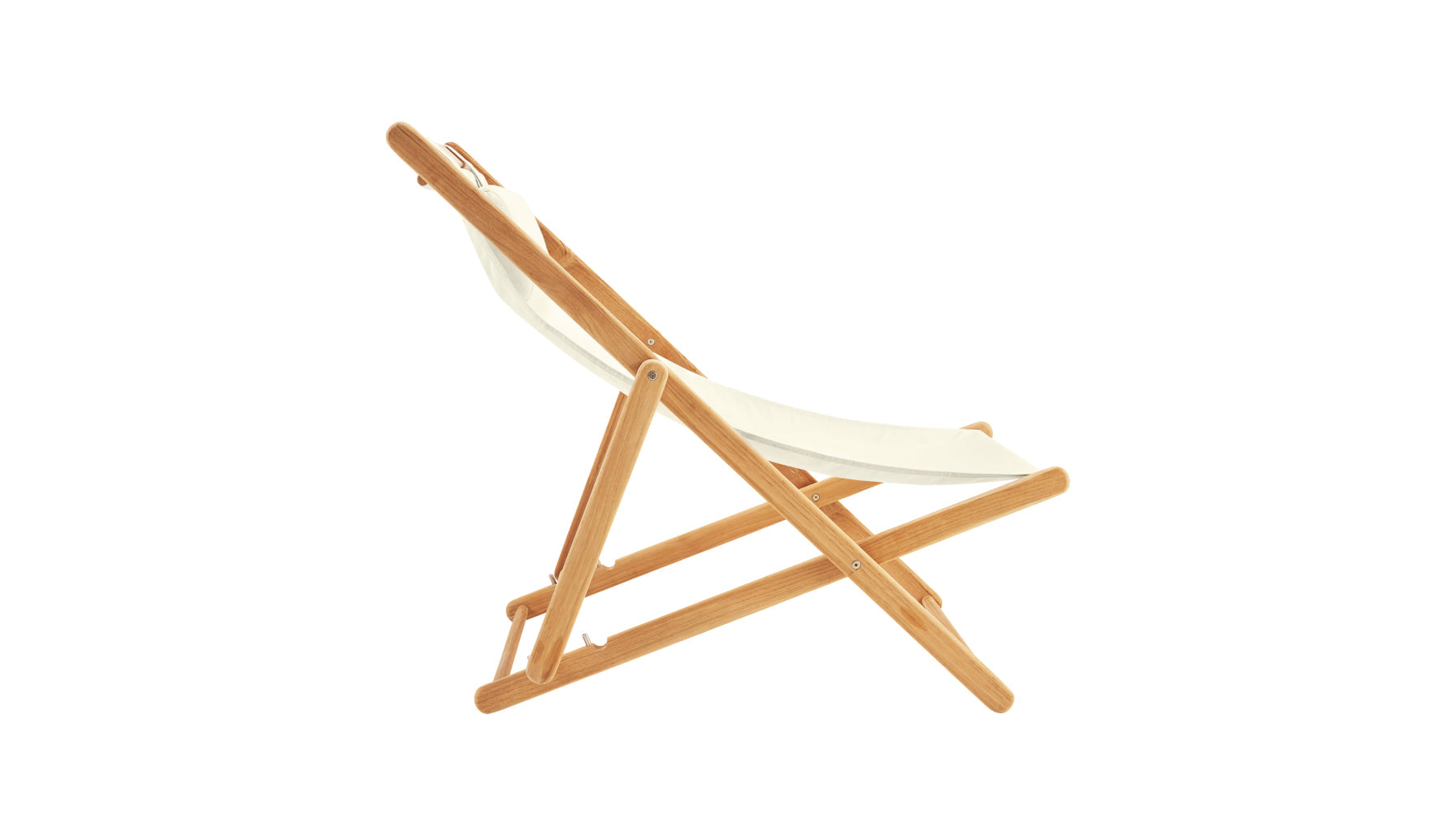 Settle In Outdoor Deck Chair, Canvas - Image 3