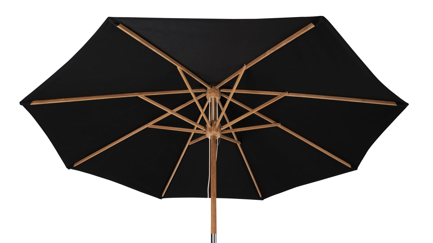 Capri Outdoor Umbrella, Black Sand - Image 3