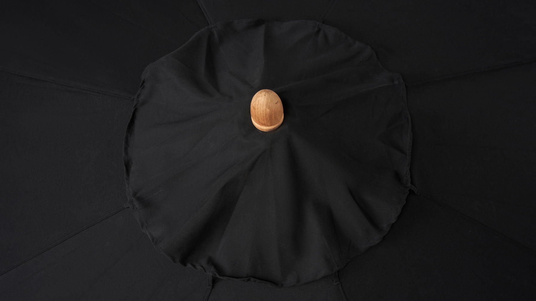 Capri Outdoor Umbrella, Black Sand - Image 4