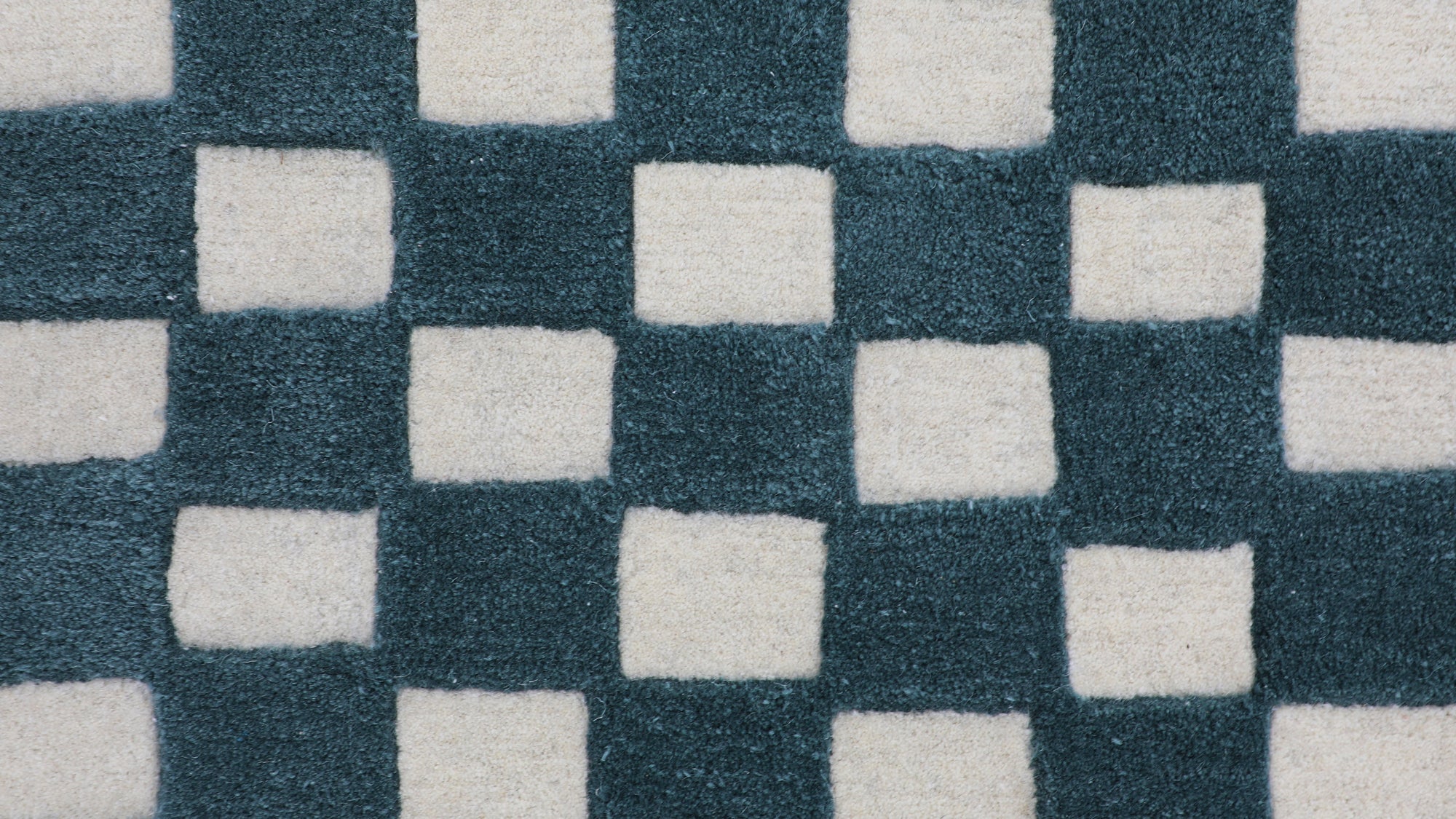Checkers Rug x Scott Sueme, 5x7, Teal - Image 5