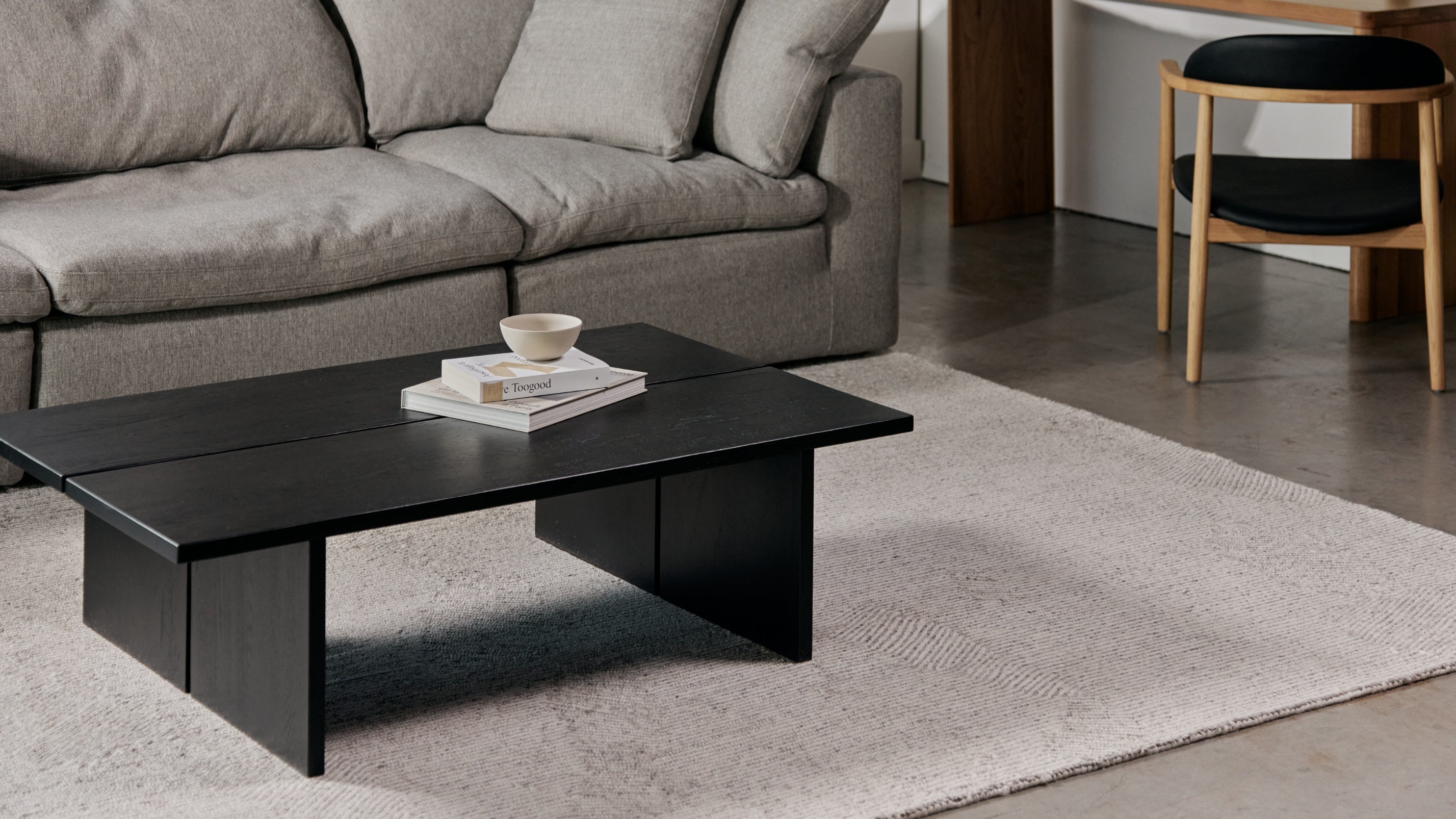 Rocky Road Rug, 5x8, Frost - Sundays Company