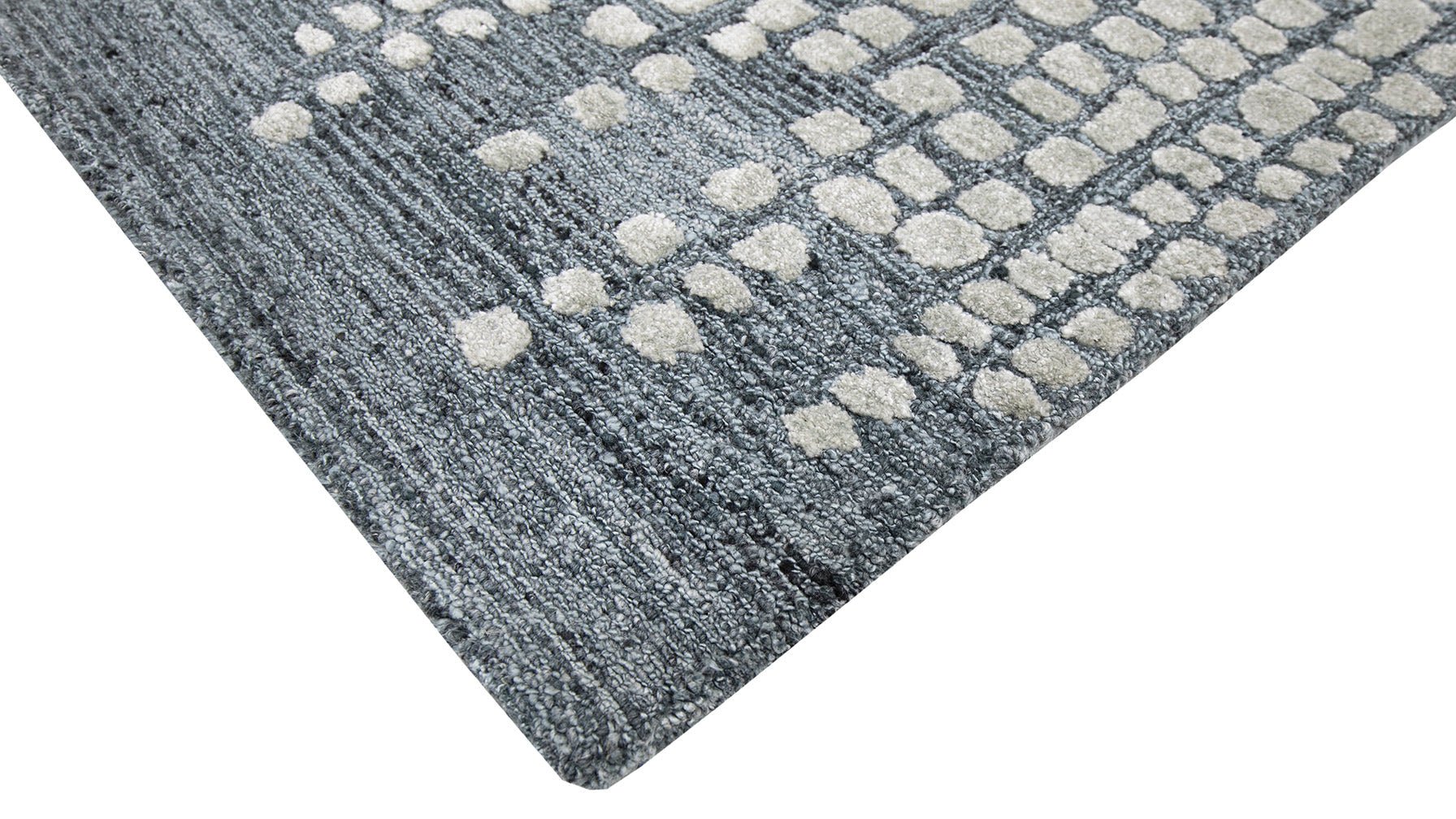 Droplets Rug, 5x8, Aqua - Sundays CompanyRUG-JH-044-026